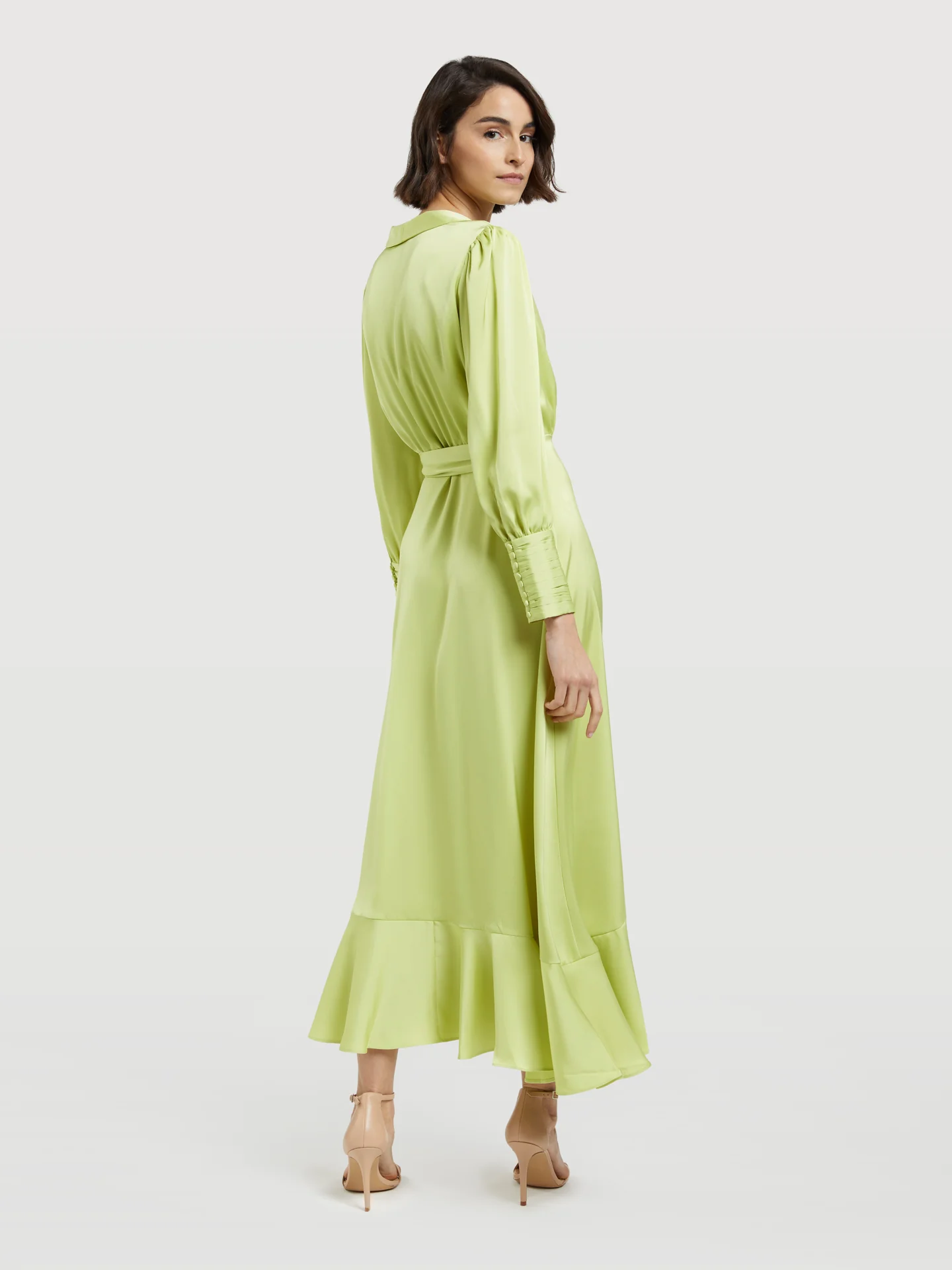 Long Dress With Belt - Image 3