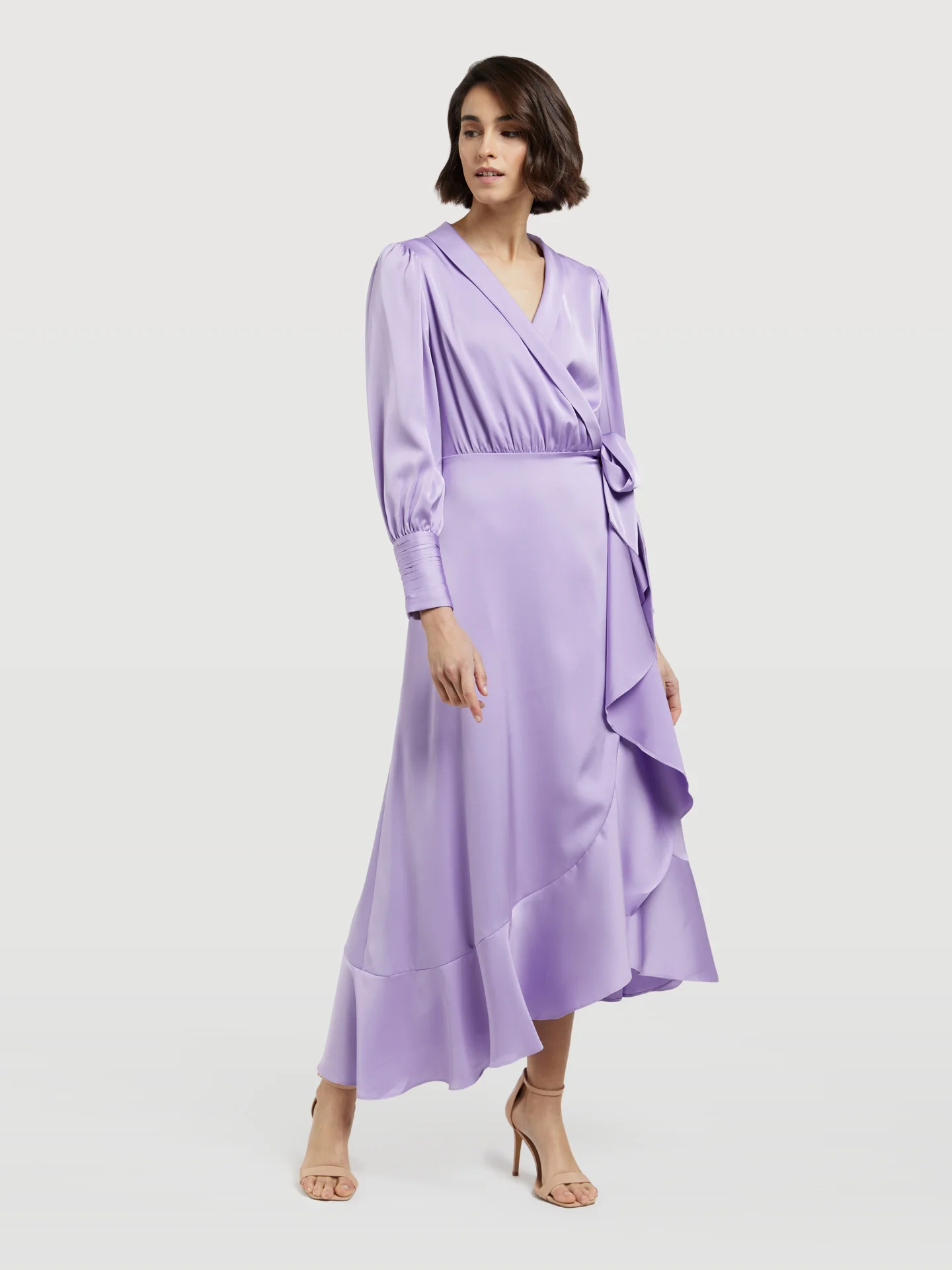 Long Dress With Belt - Image 4
