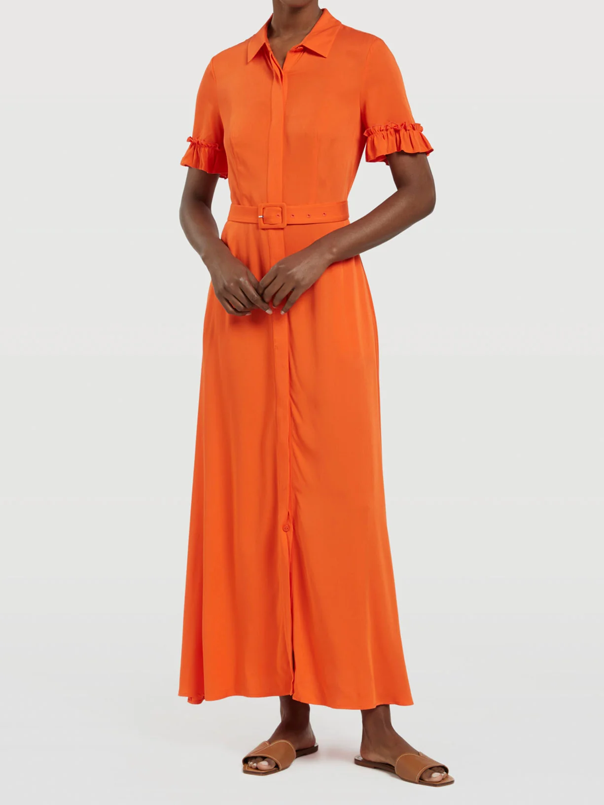 Long Dress With Belt