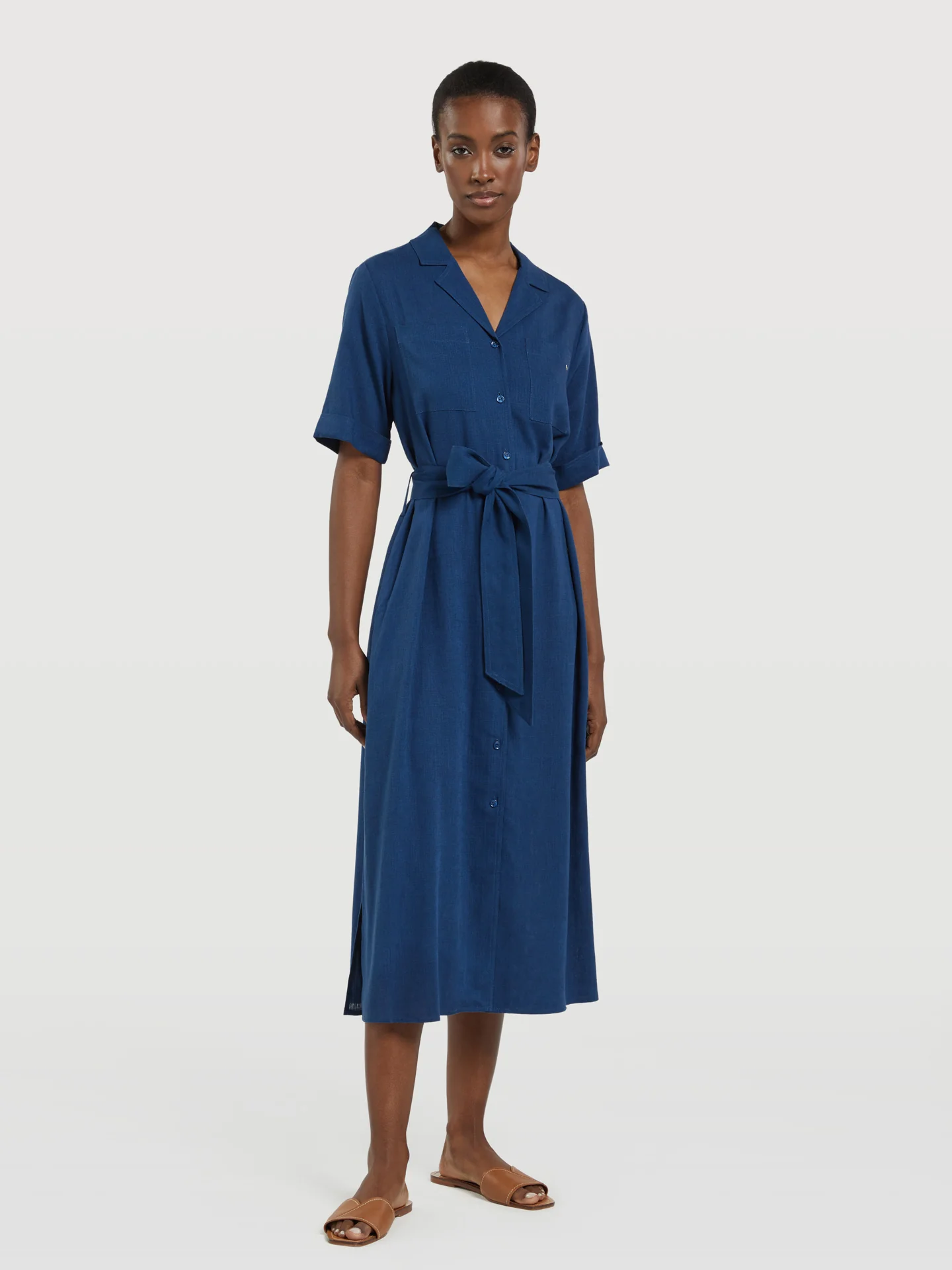 Long Dress With Belt