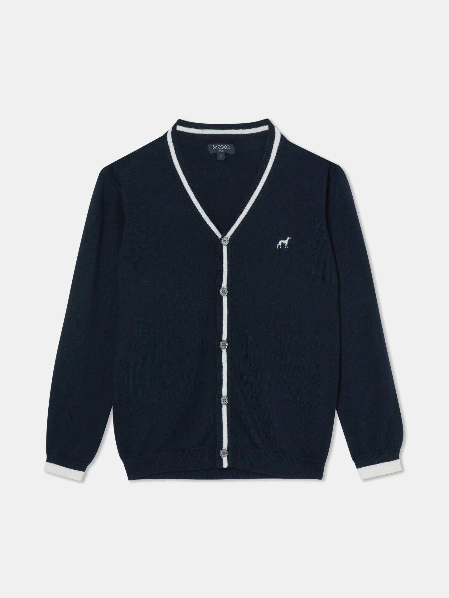Long Sleeve Zipped Cardigan