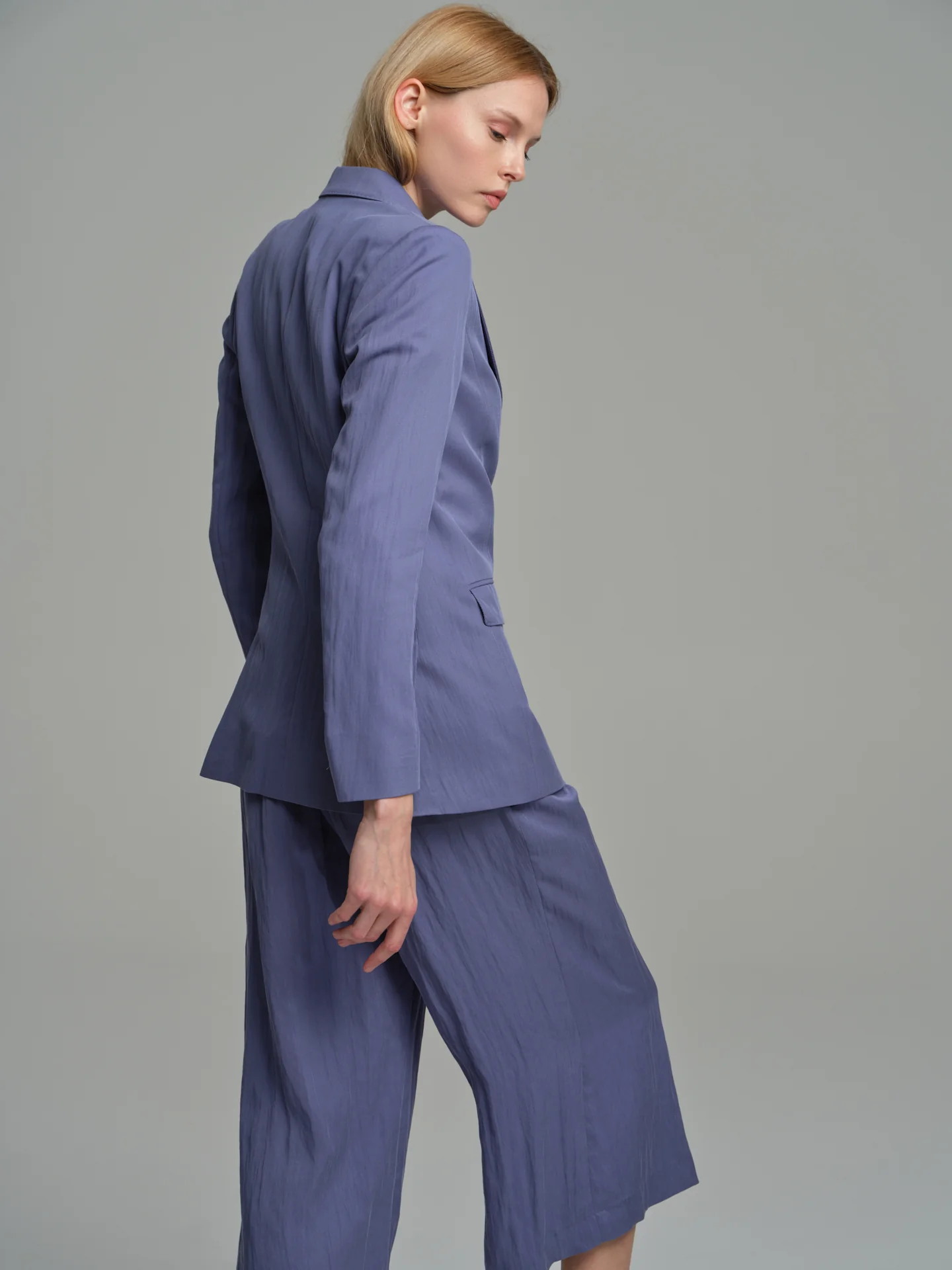 Loose fit single-breasted blazer in soft Respekt quality - Image 5
