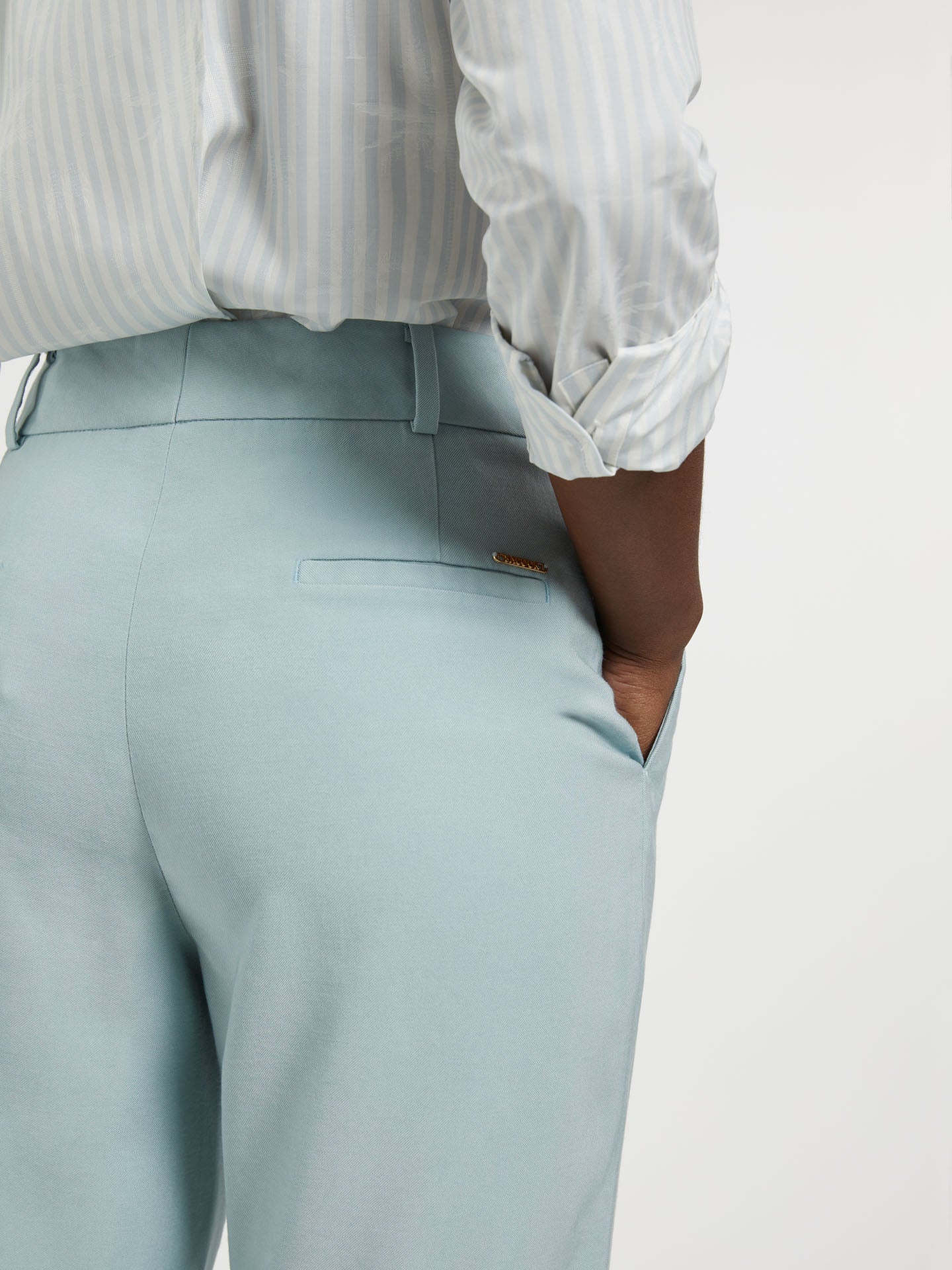 Loose Fit Suit Trousers - Image 4