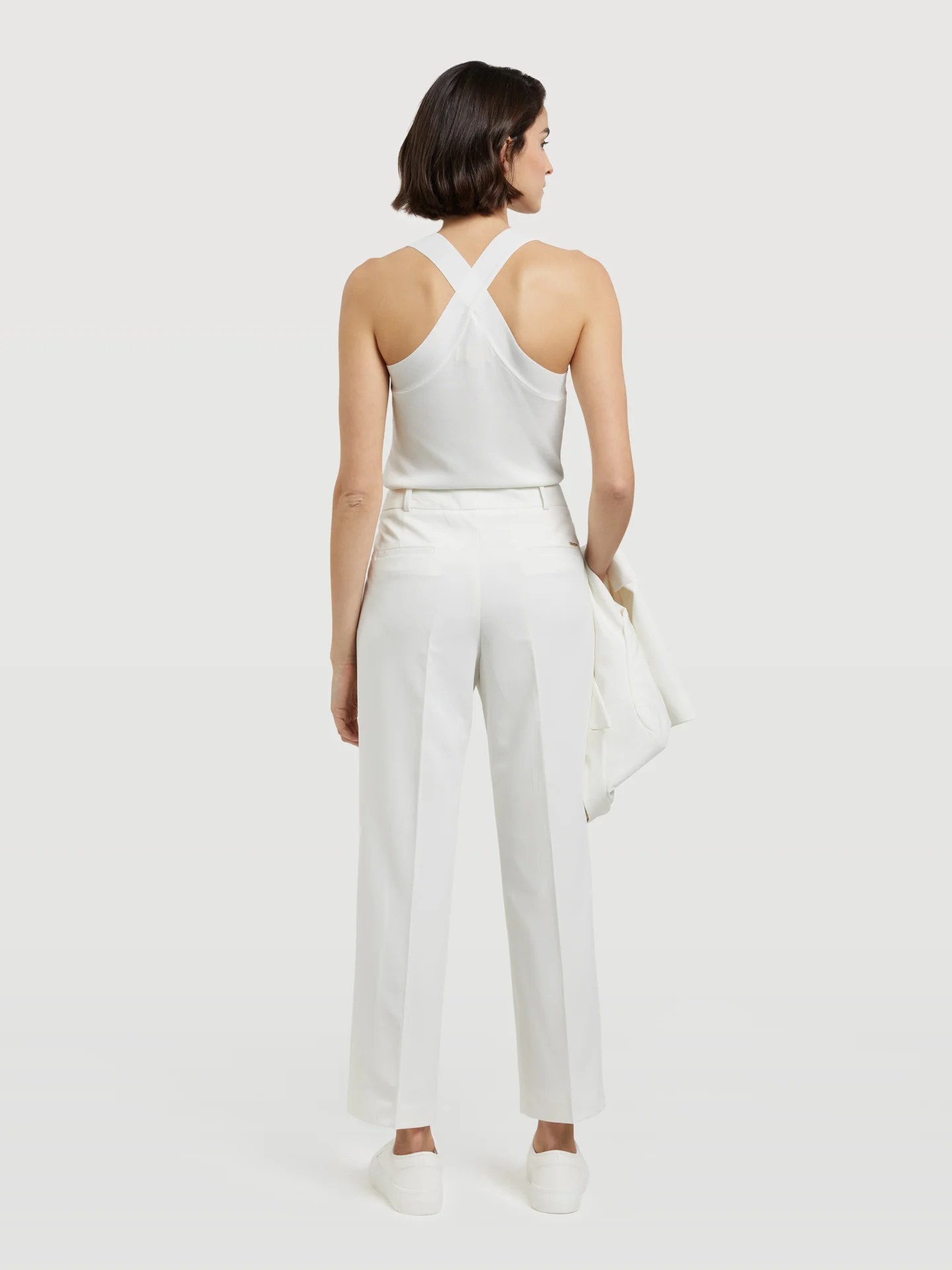 Loose Fit Suit Trousers - Image 3