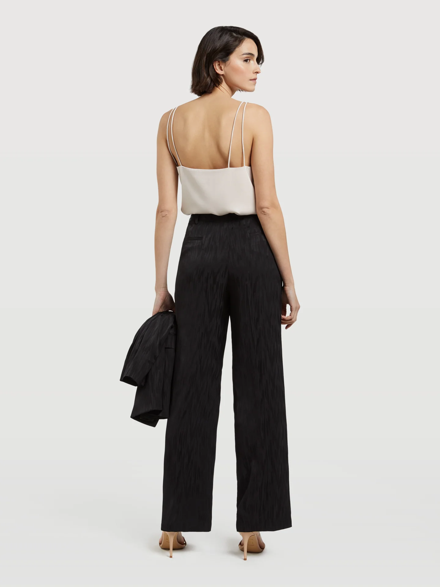 Loose Fit Suit Trousers - Image 2