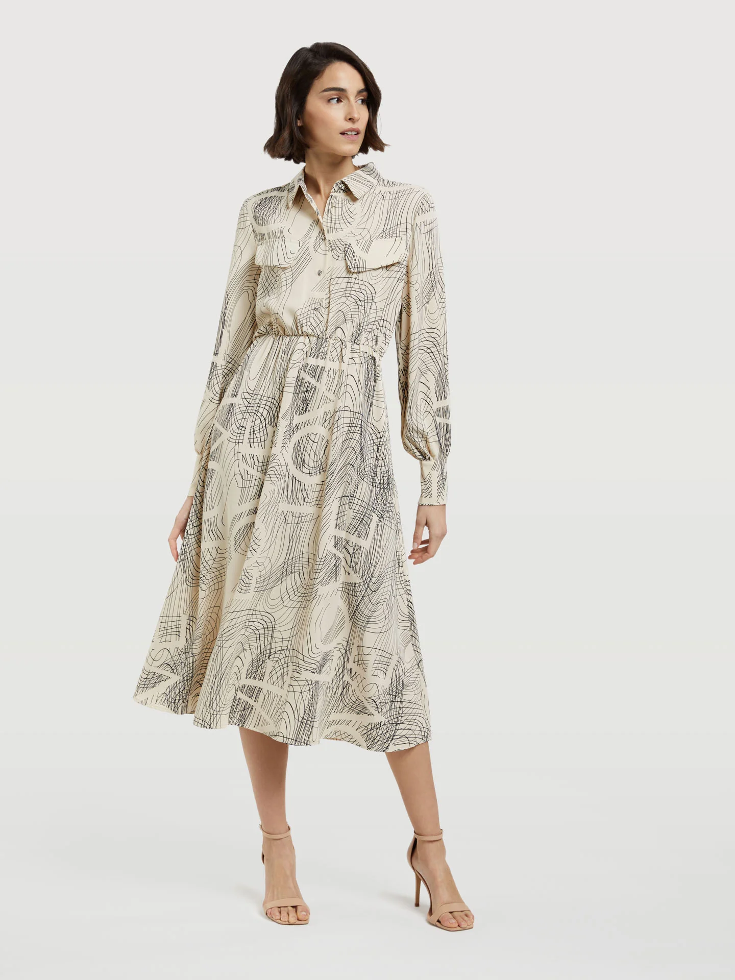 Love' Print Long Dress - Image 2