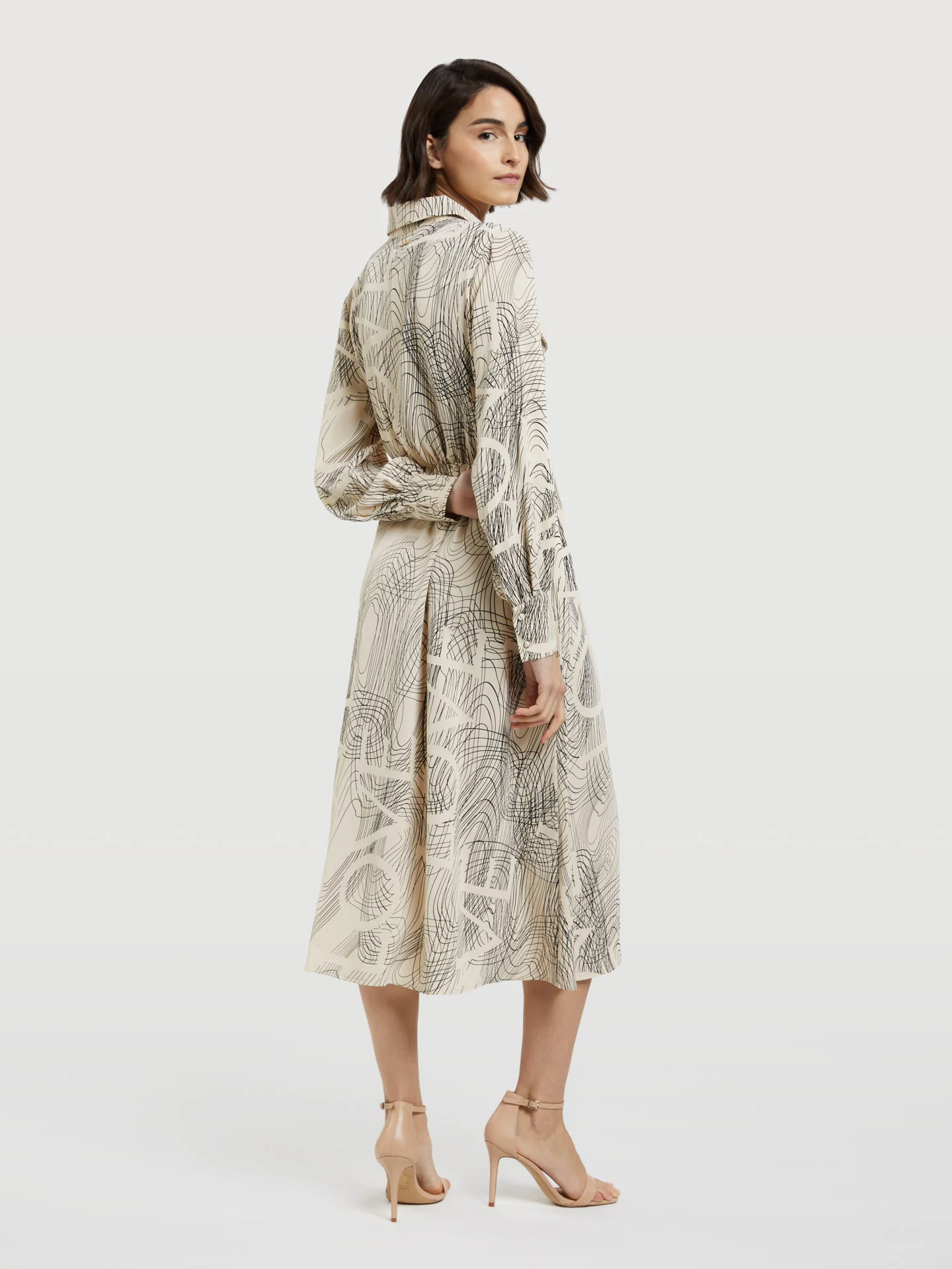 Love' Print Long Dress - Image 3