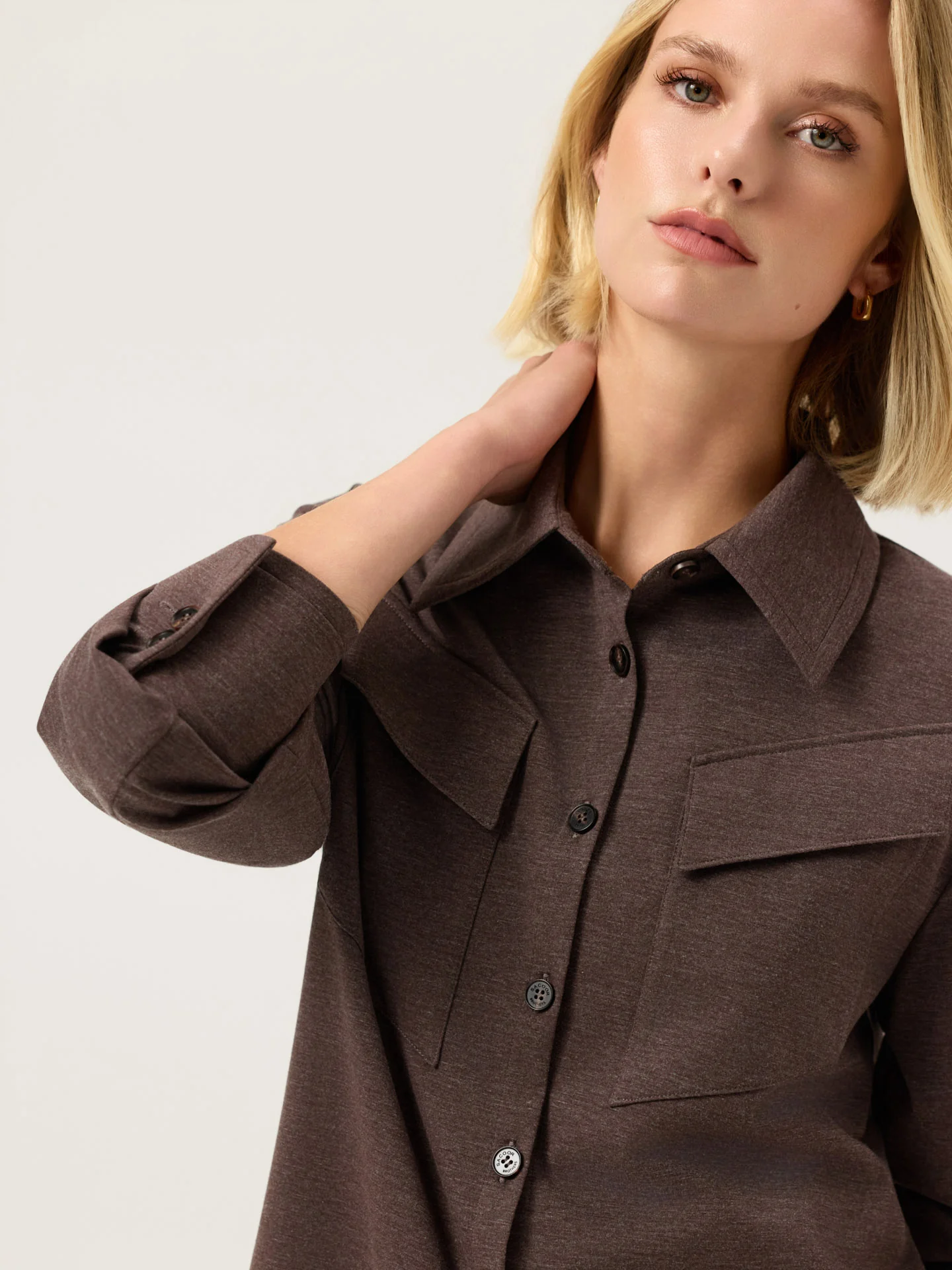 Luxe Leisure Edition Overshirt In Rayon Blend - Image 2