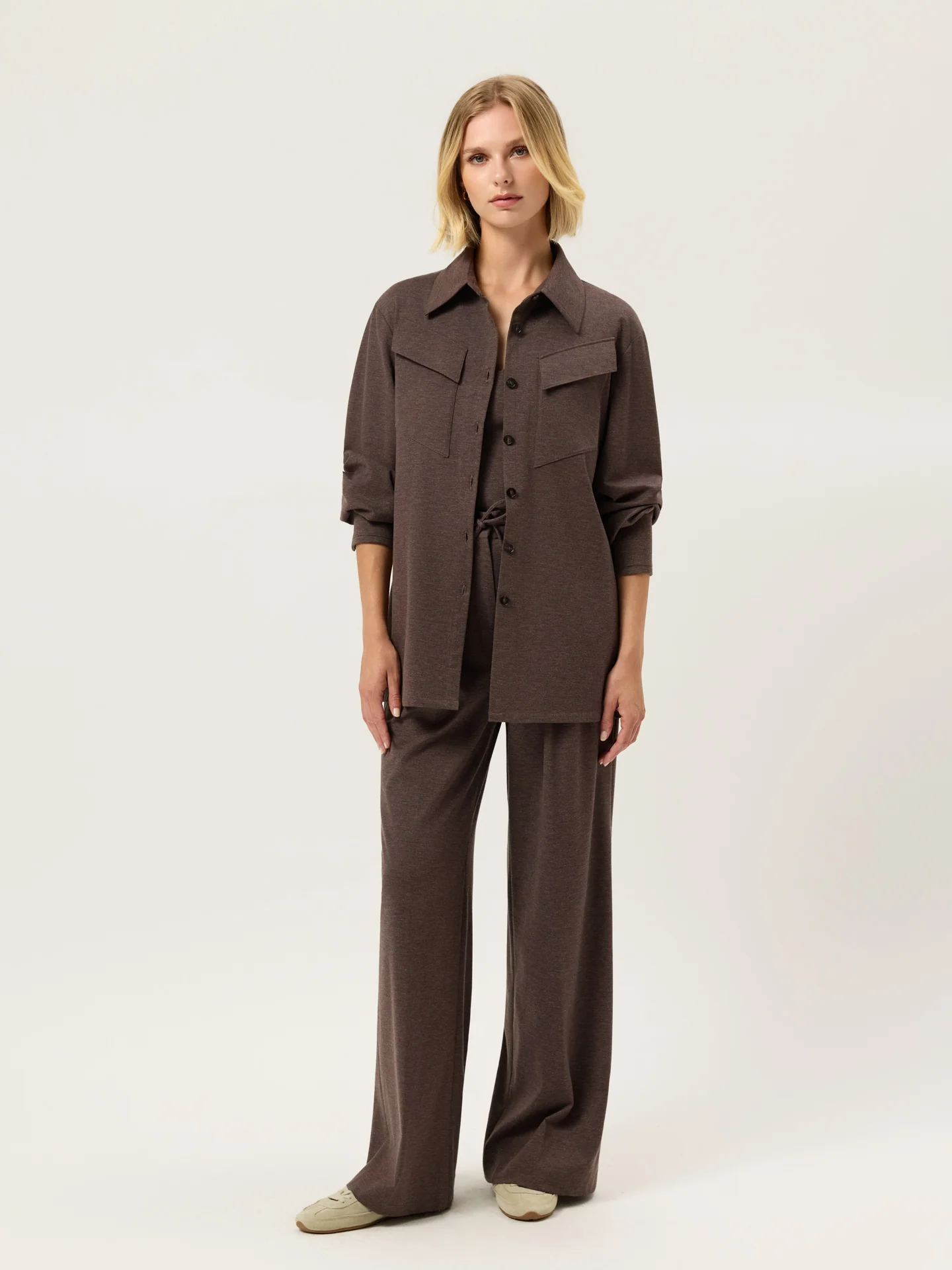 Luxe Leisure Edition Overshirt In Rayon Blend - Image 4