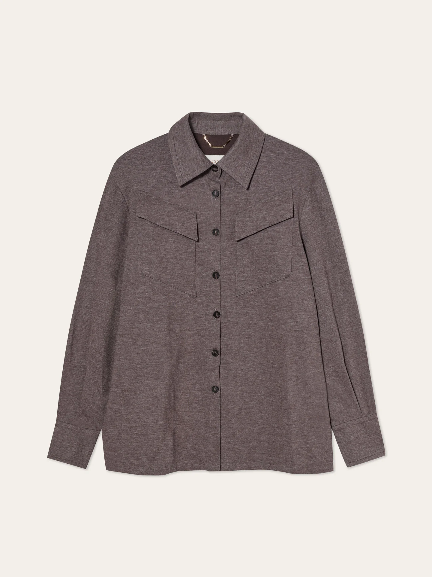 Luxe Leisure Edition Overshirt In Rayon Blend - Image 5