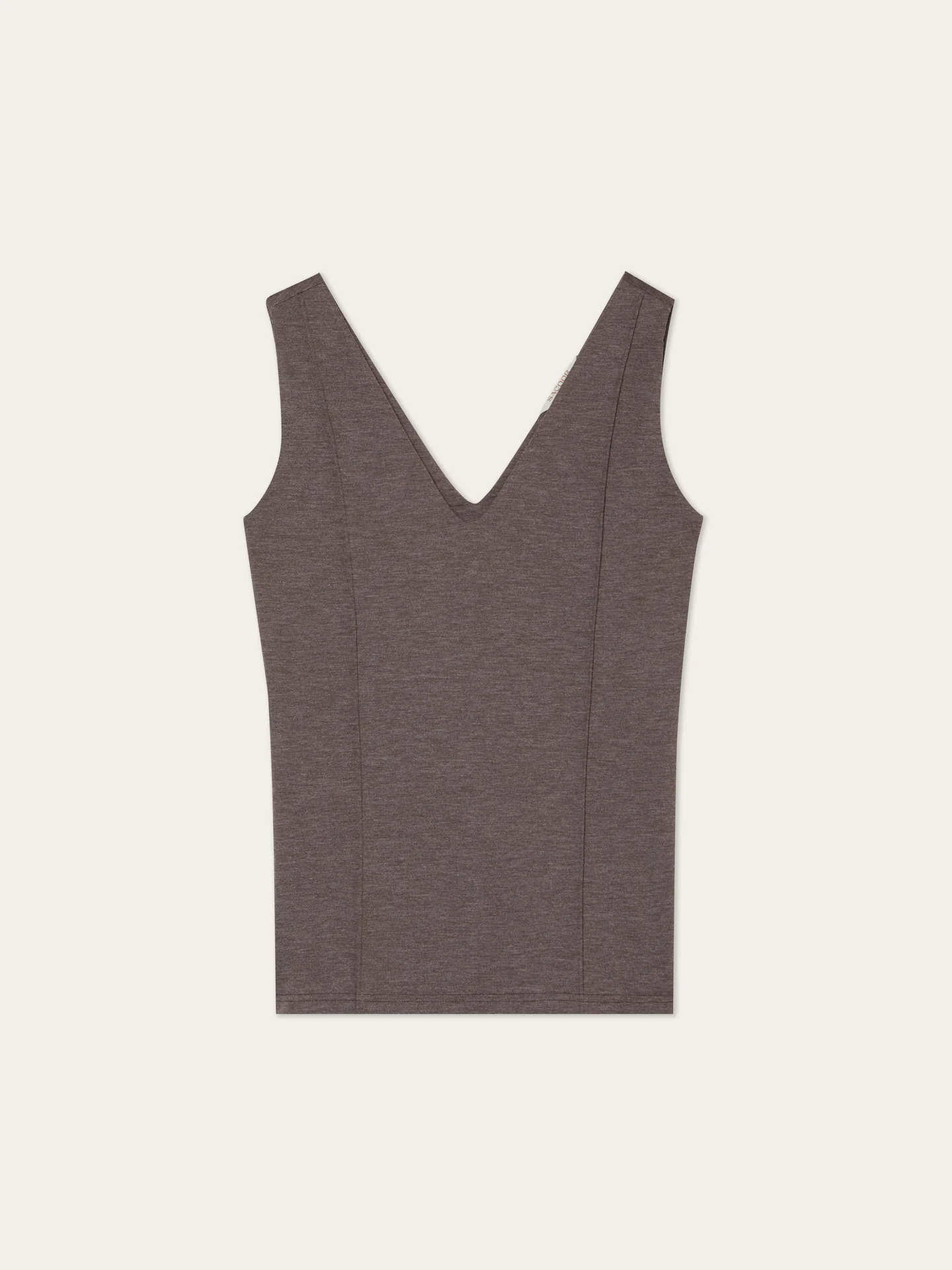 Luxe Leisure Edition V-Neck Top In Rayon Blend - Image 5