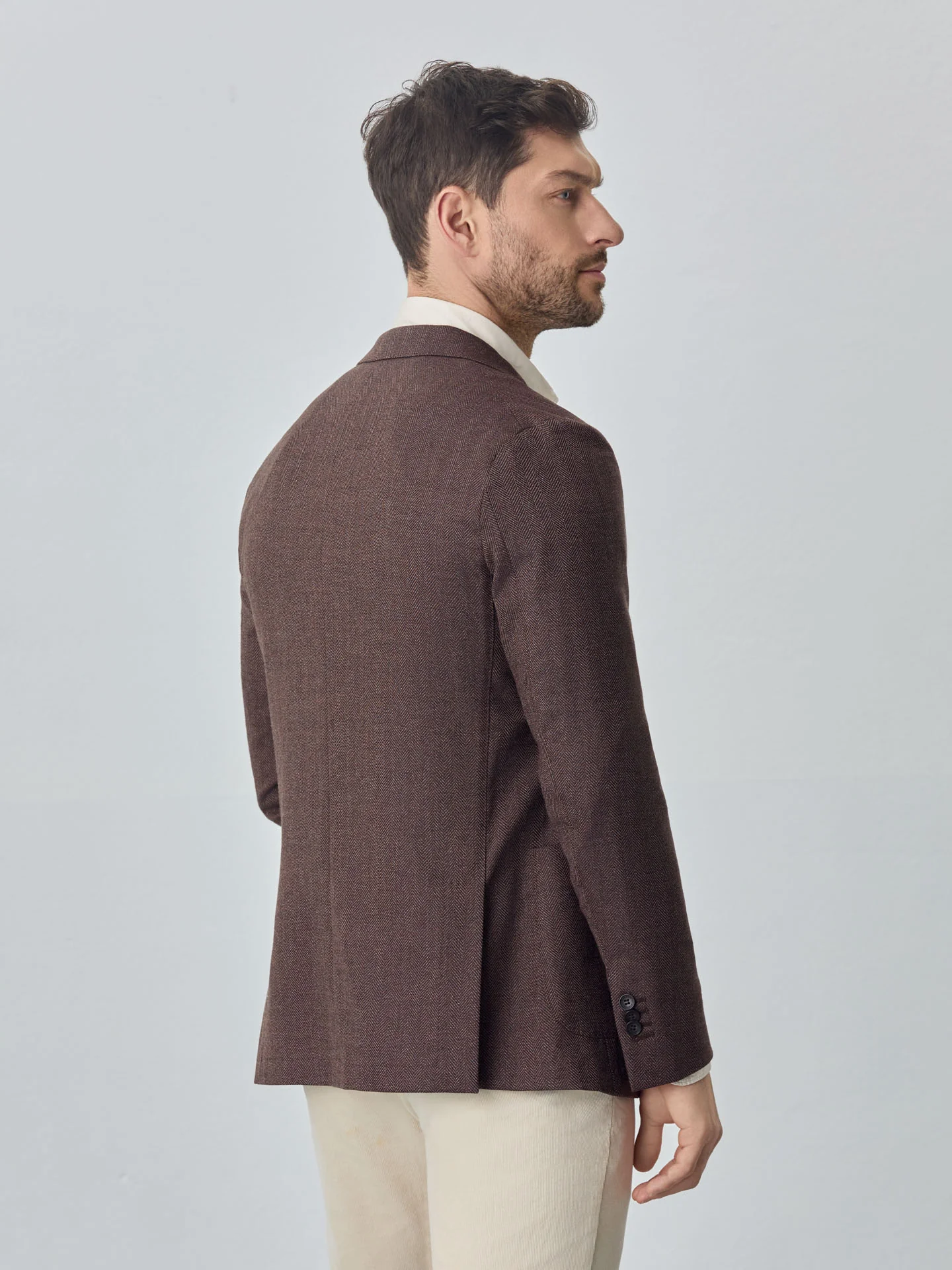 Luxeleisure Edition herringbone bi-stretch blazer - Image 4