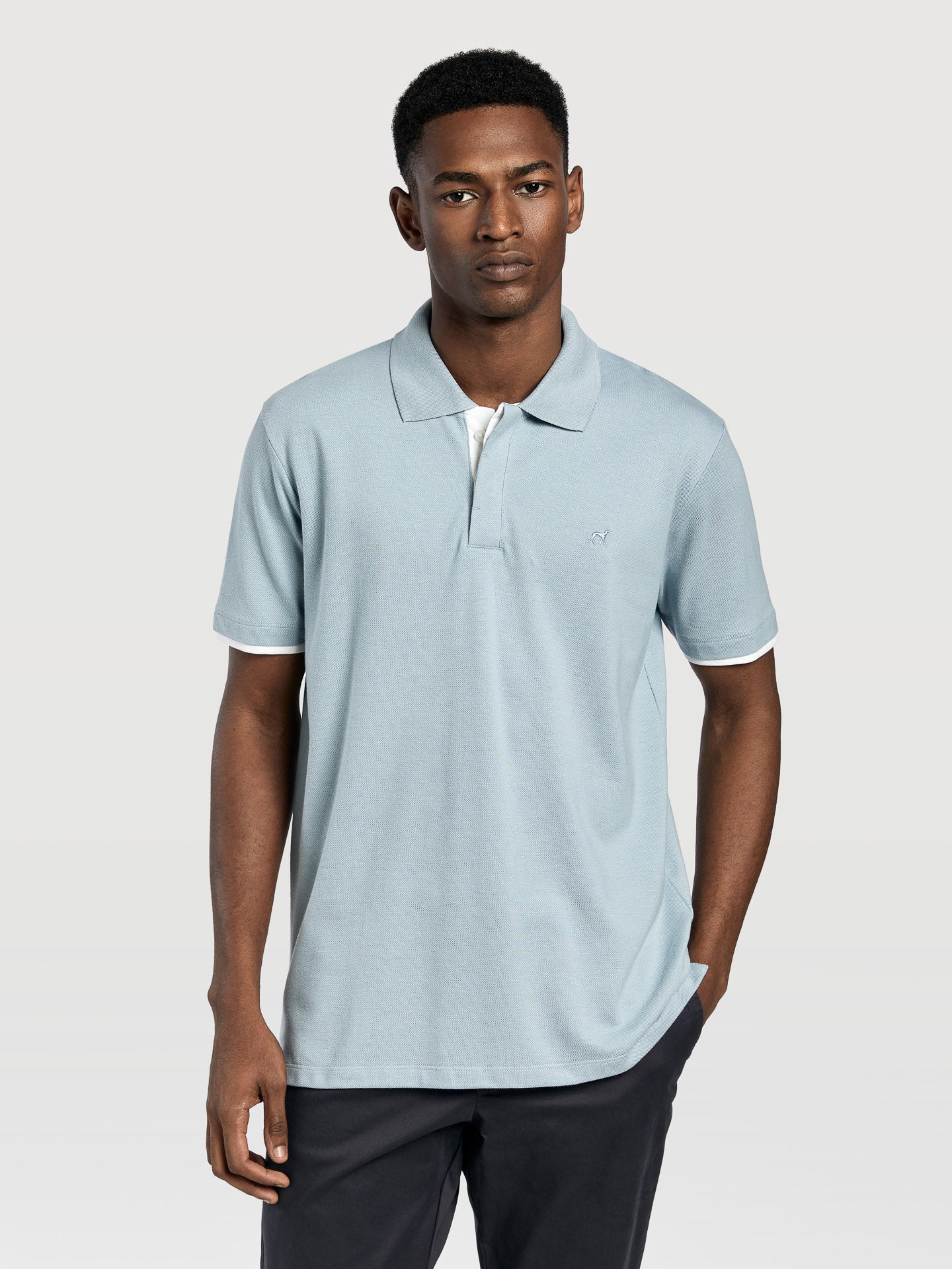 Luxeleisure Edition Regular fit piqué polo shirt - Image 2