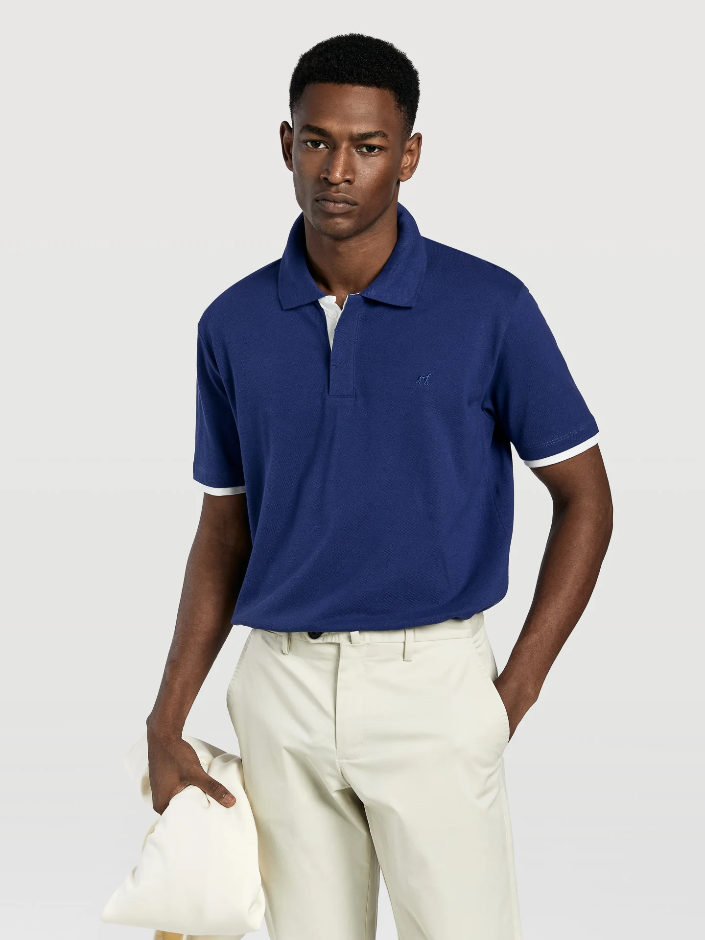 Luxeleisure Edition Regular fit piqué polo shirt - Image 3