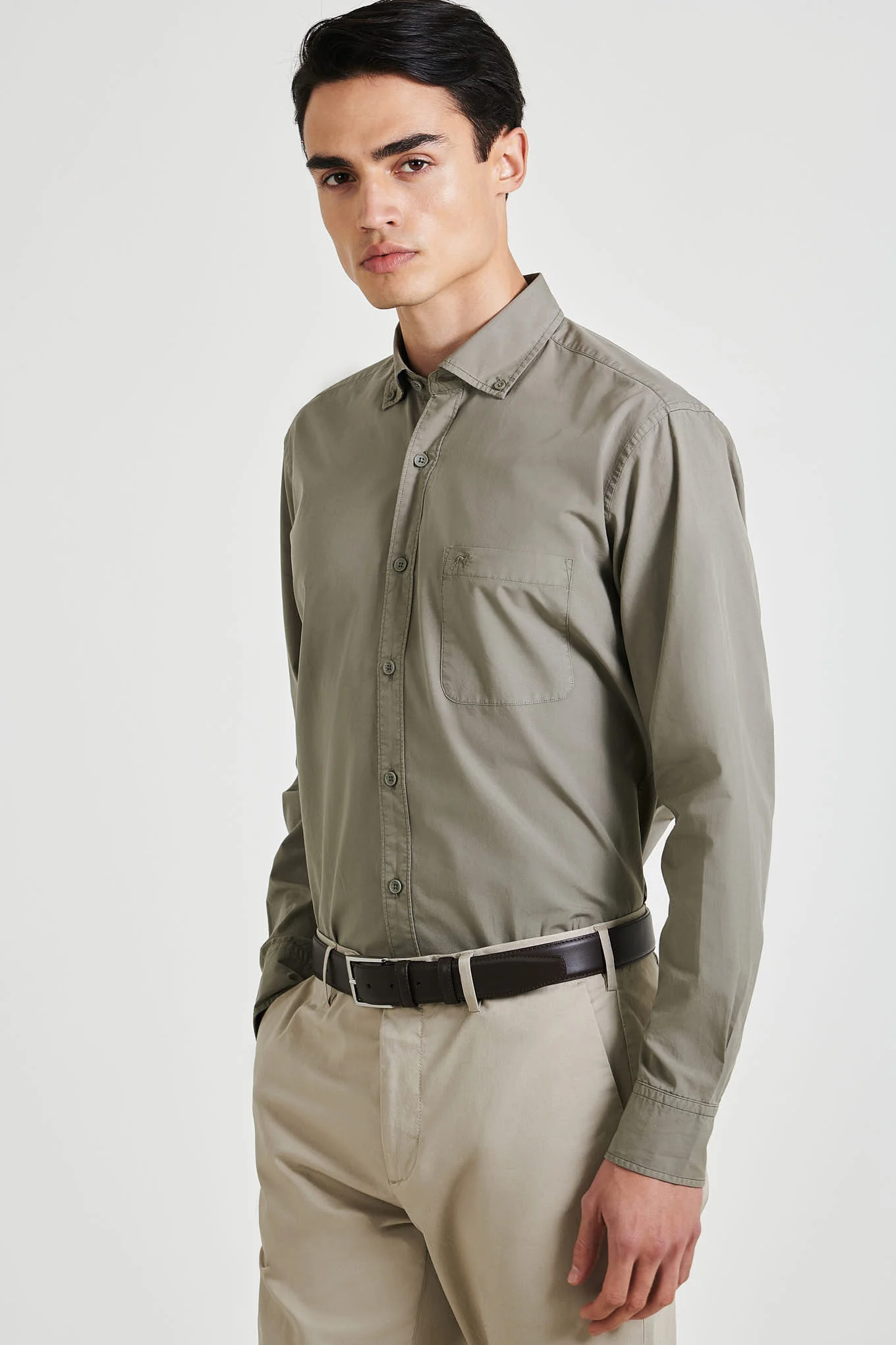 Men's Casual Slim Fit Chino Trousers - Image 8