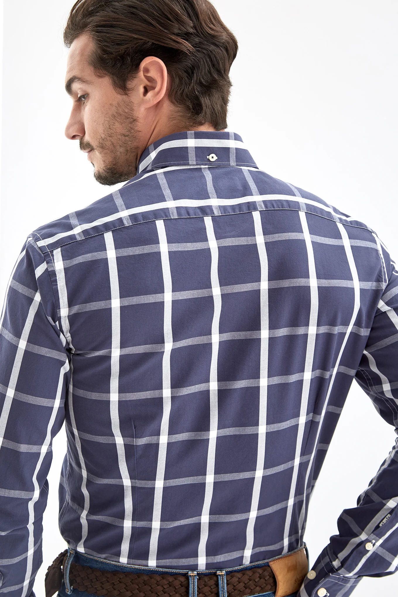 Men's Check Casual Shirt - Image 3