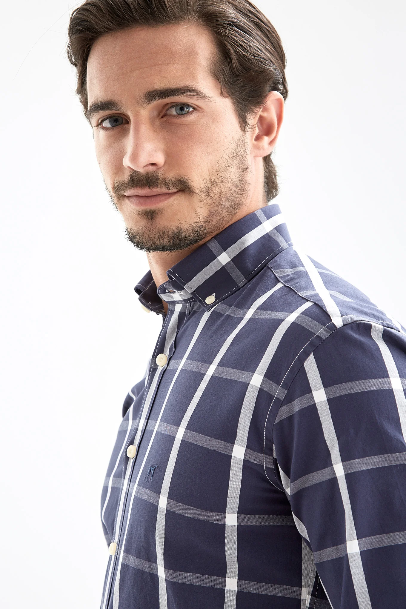 Men's Check Casual Shirt - Image 4