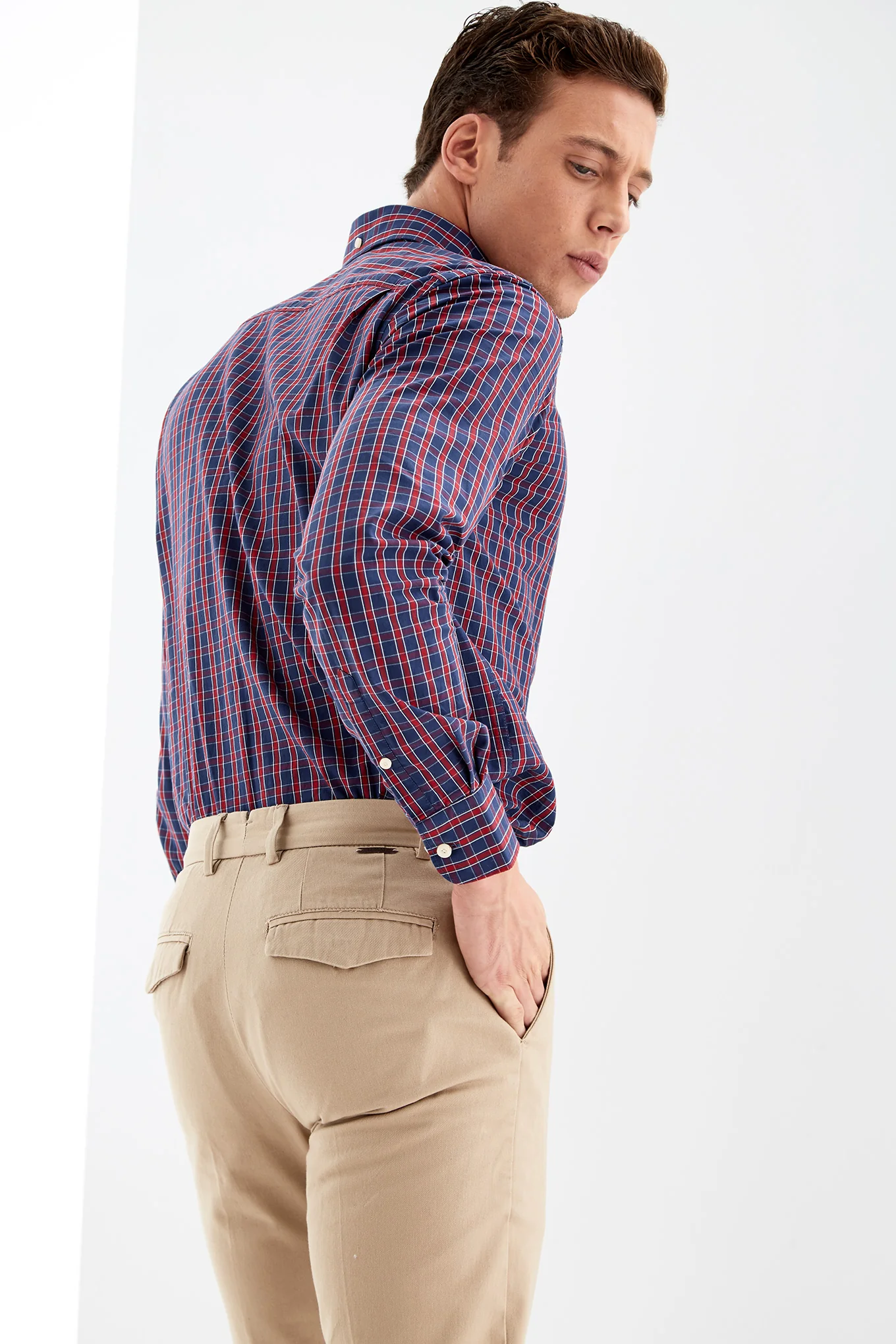 Men's Checked Shirt - Image 2