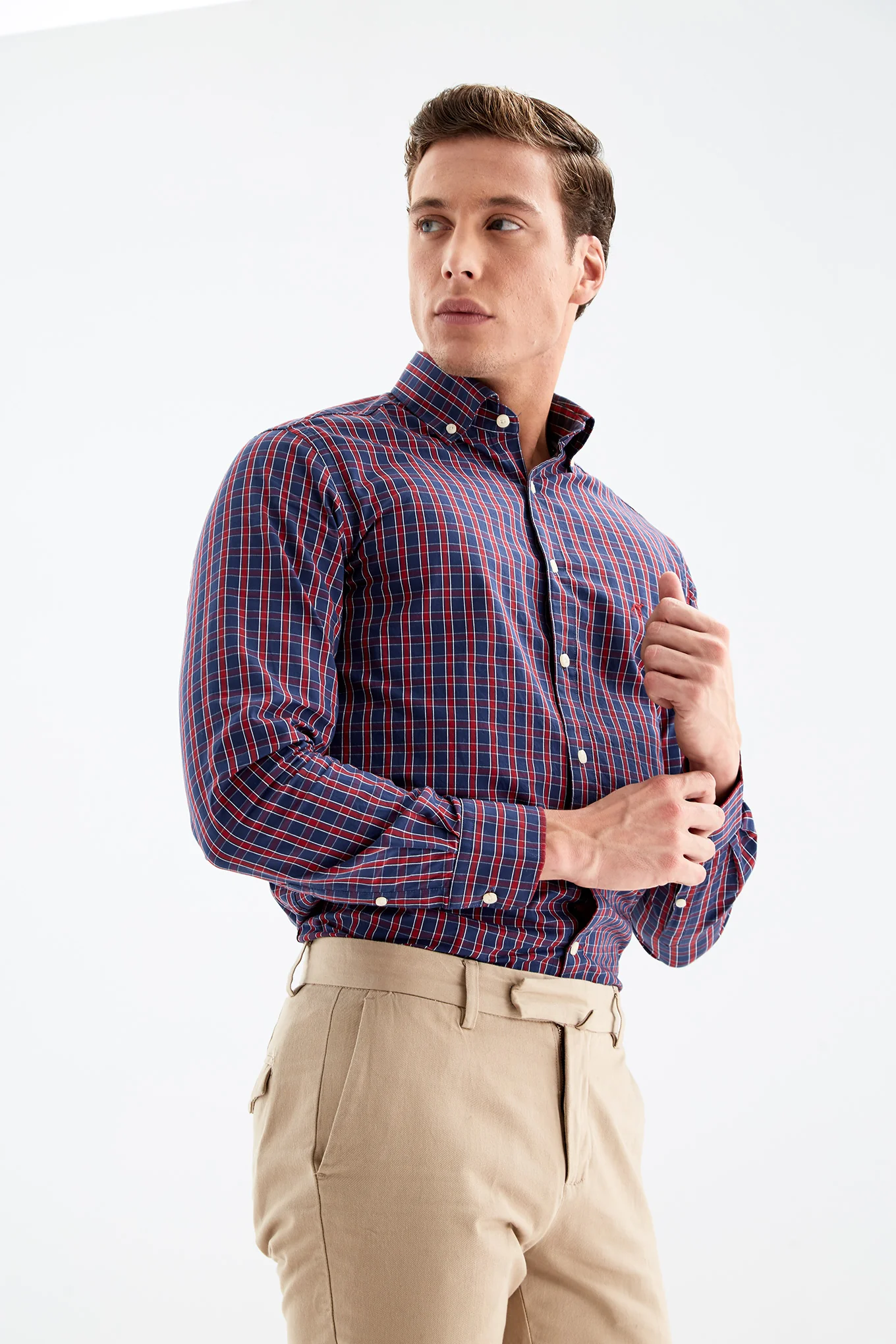 Men's Checked Shirt - Image 3