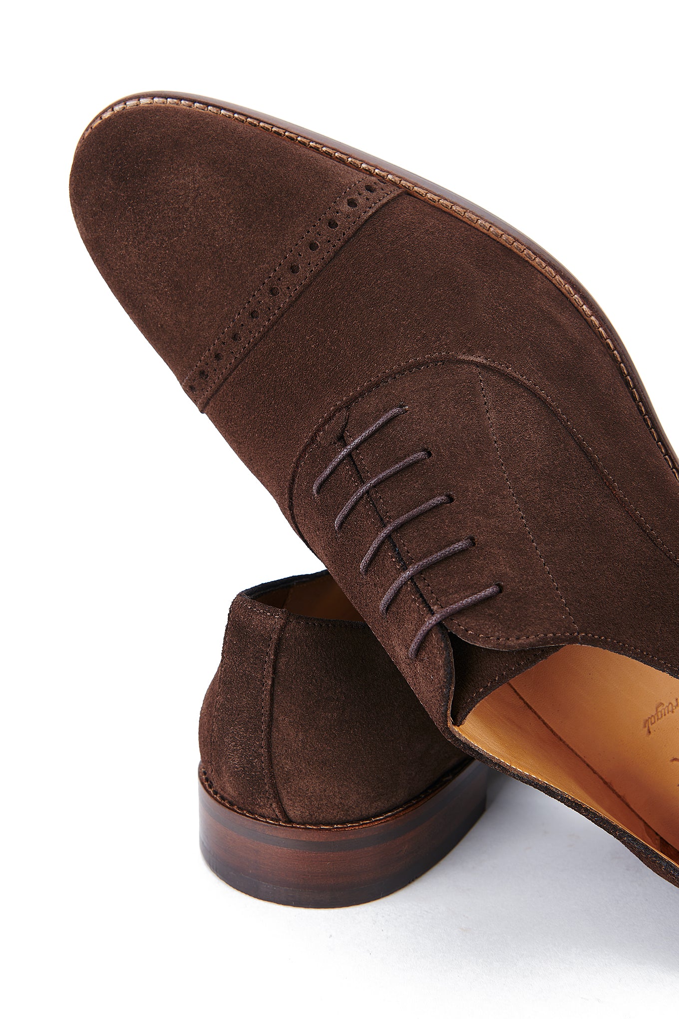 Men's Classic Oxford Shoes in Genuine Suede - Image 4