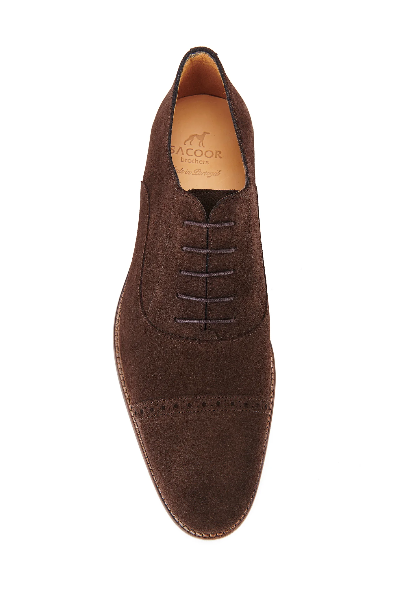 Men's Classic Oxford Shoes in Genuine Suede - Image 5