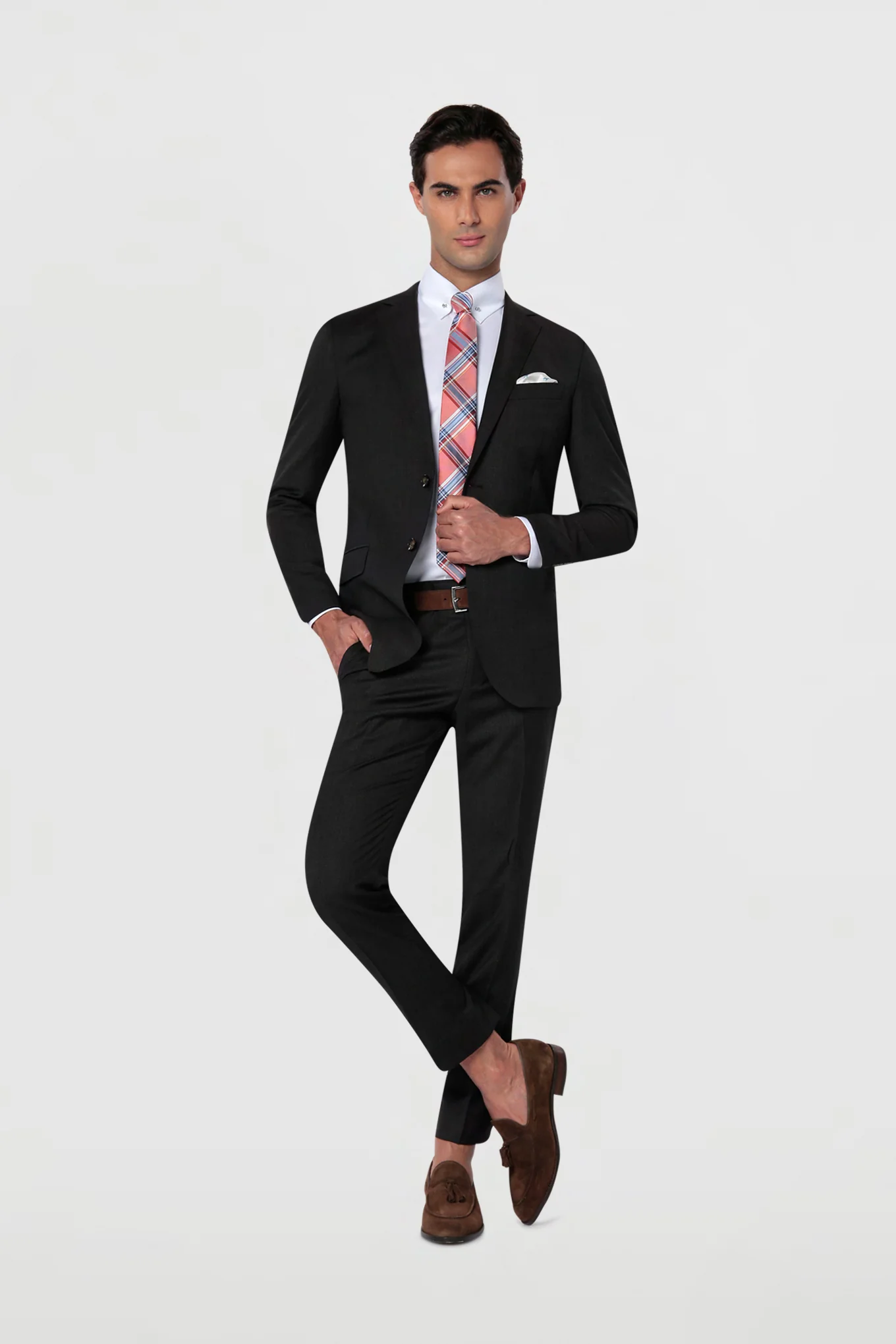 Men's Classic Slim Fit Suit - Image 3