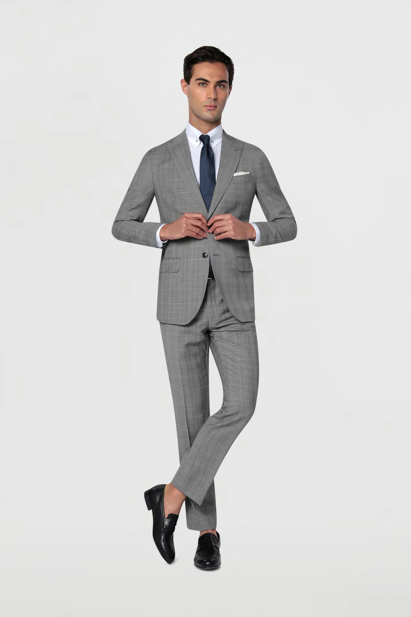 Men's Classic Slim Fit Suit - Image 2