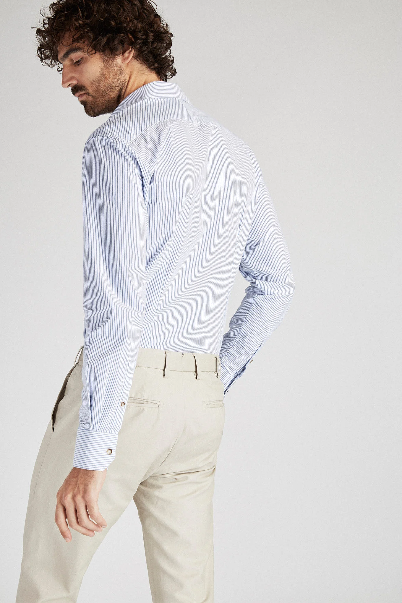 Men's Classic Slim Fit Wool Blazer - Image 3