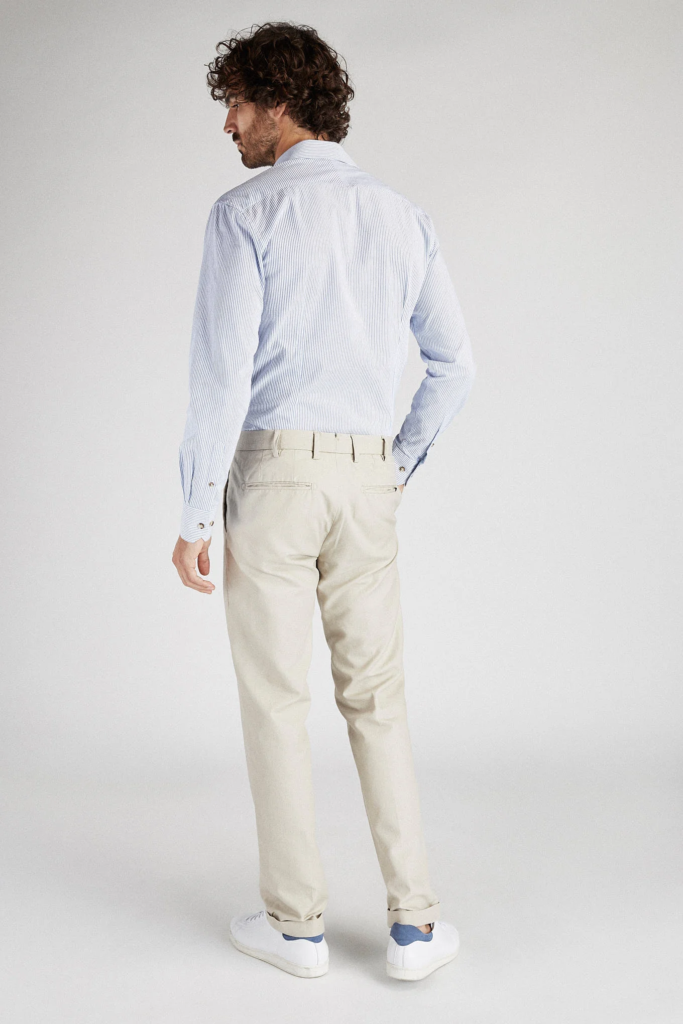 Men's Classic Slim Fit Wool Blazer - Image 5