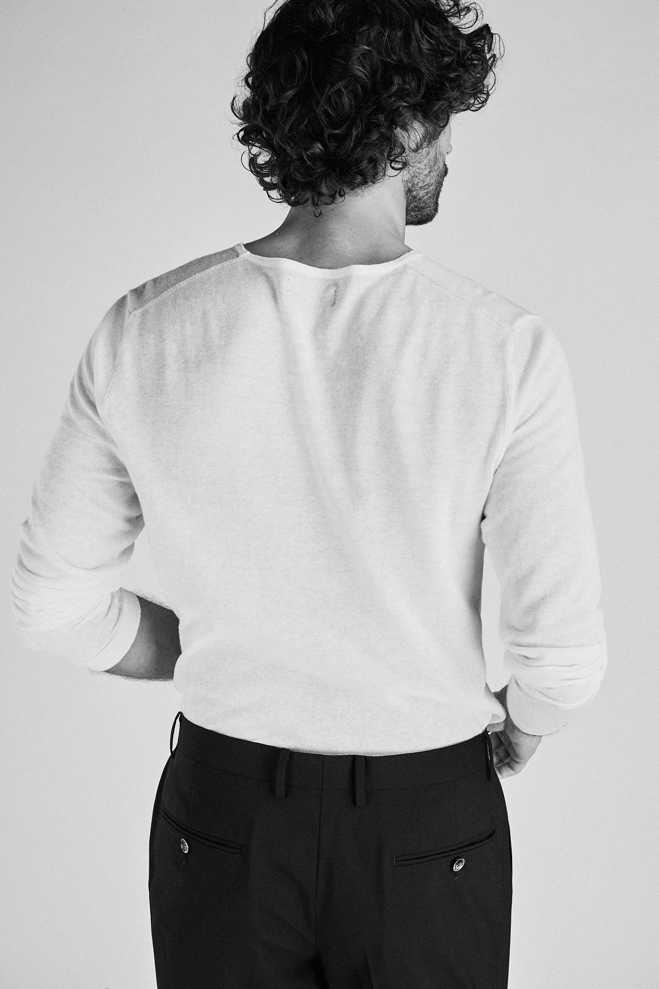 Men's Classic Slim Fit Wool Trousers - Image 8