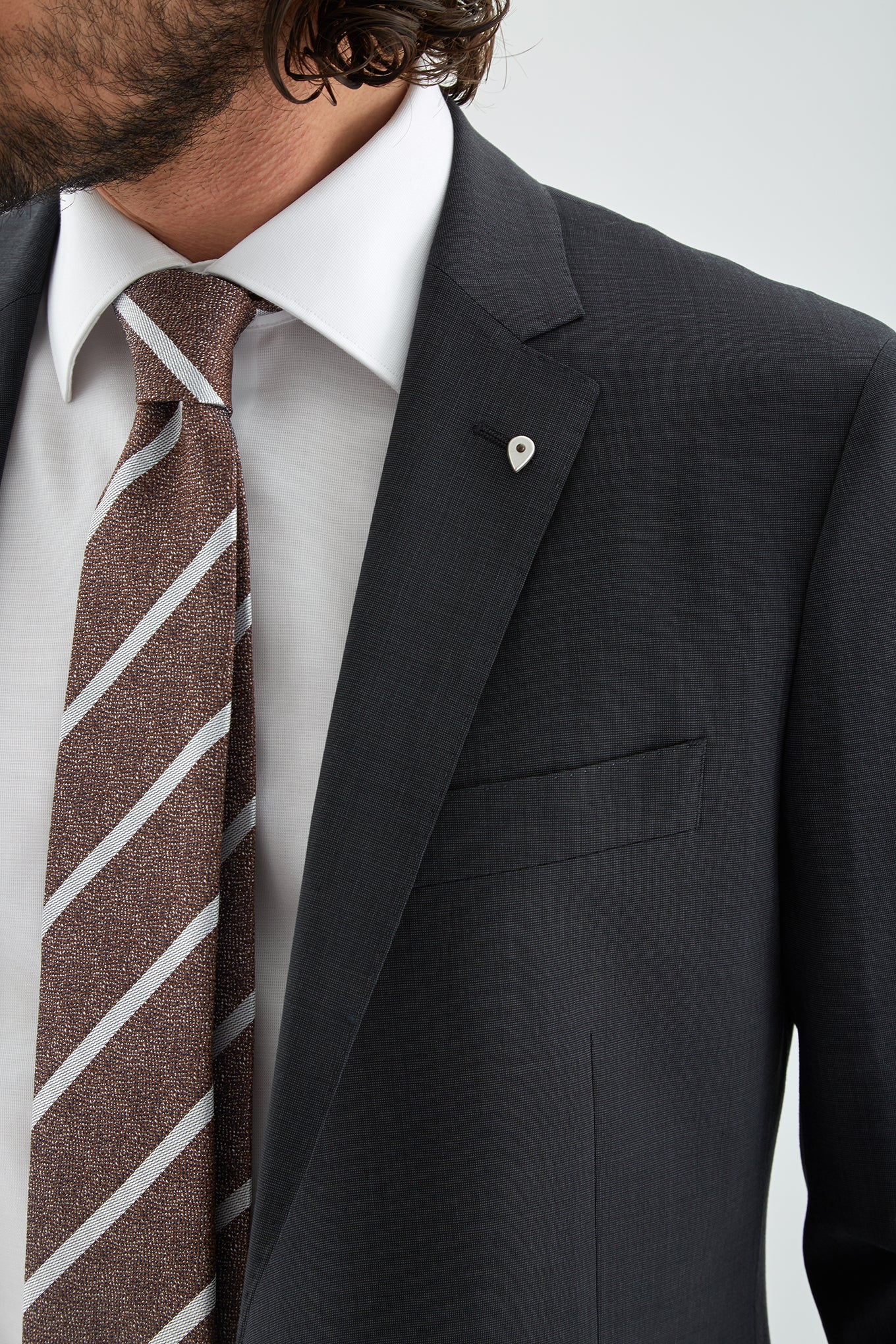 Men's False-Plain Classic Suit - Image 3