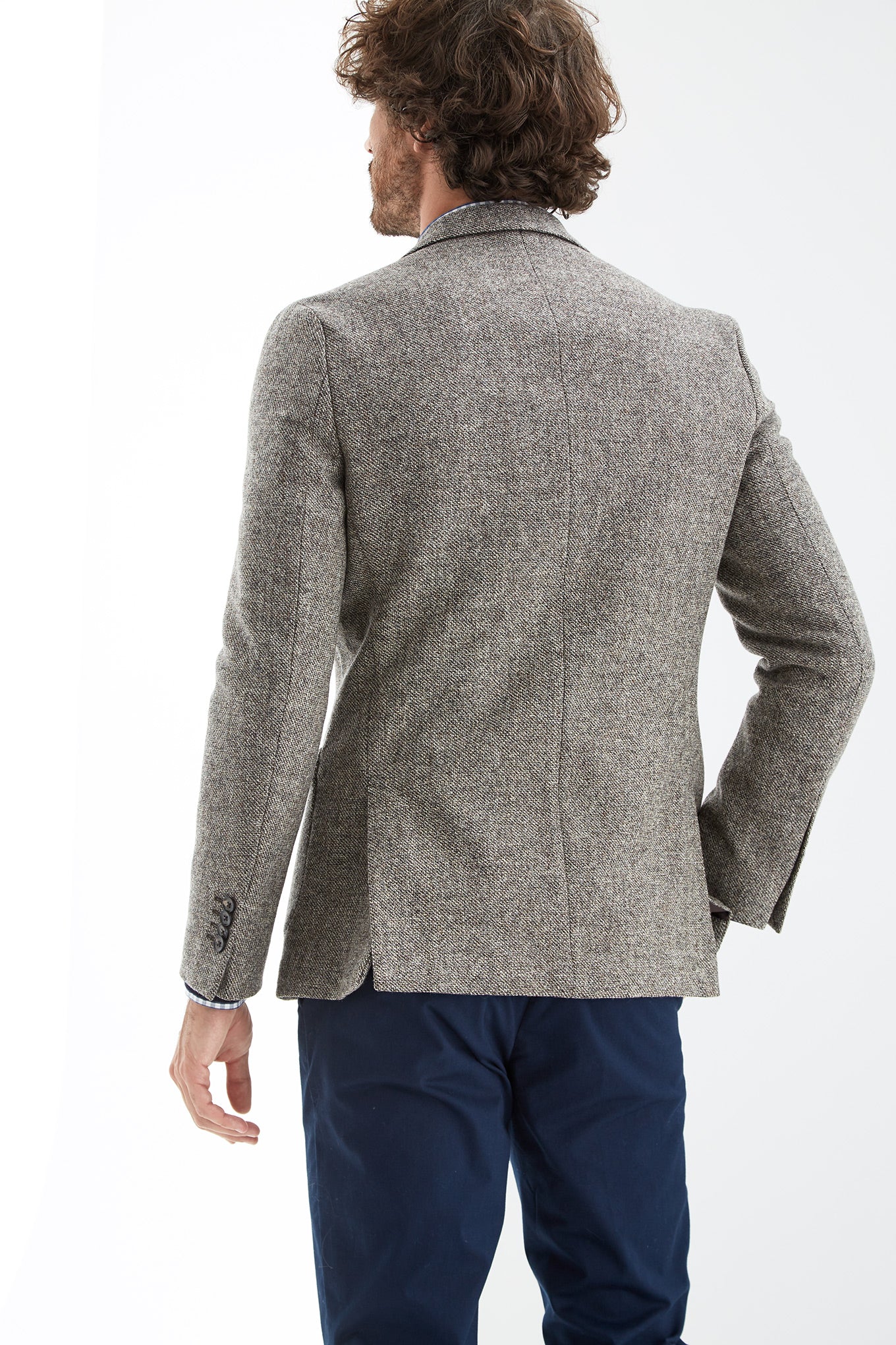 Men's Mingled Wool Blazer - Image 2