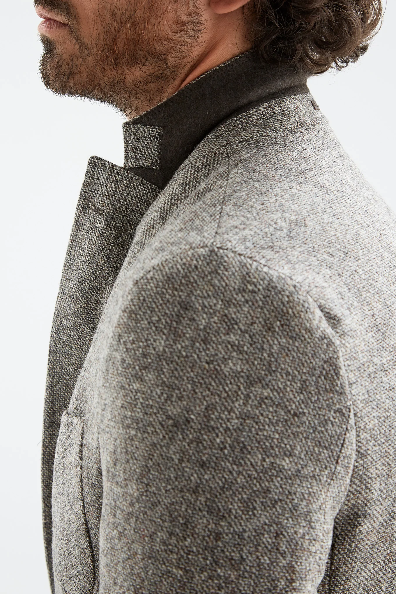Men's Mingled Wool Blazer - Image 4