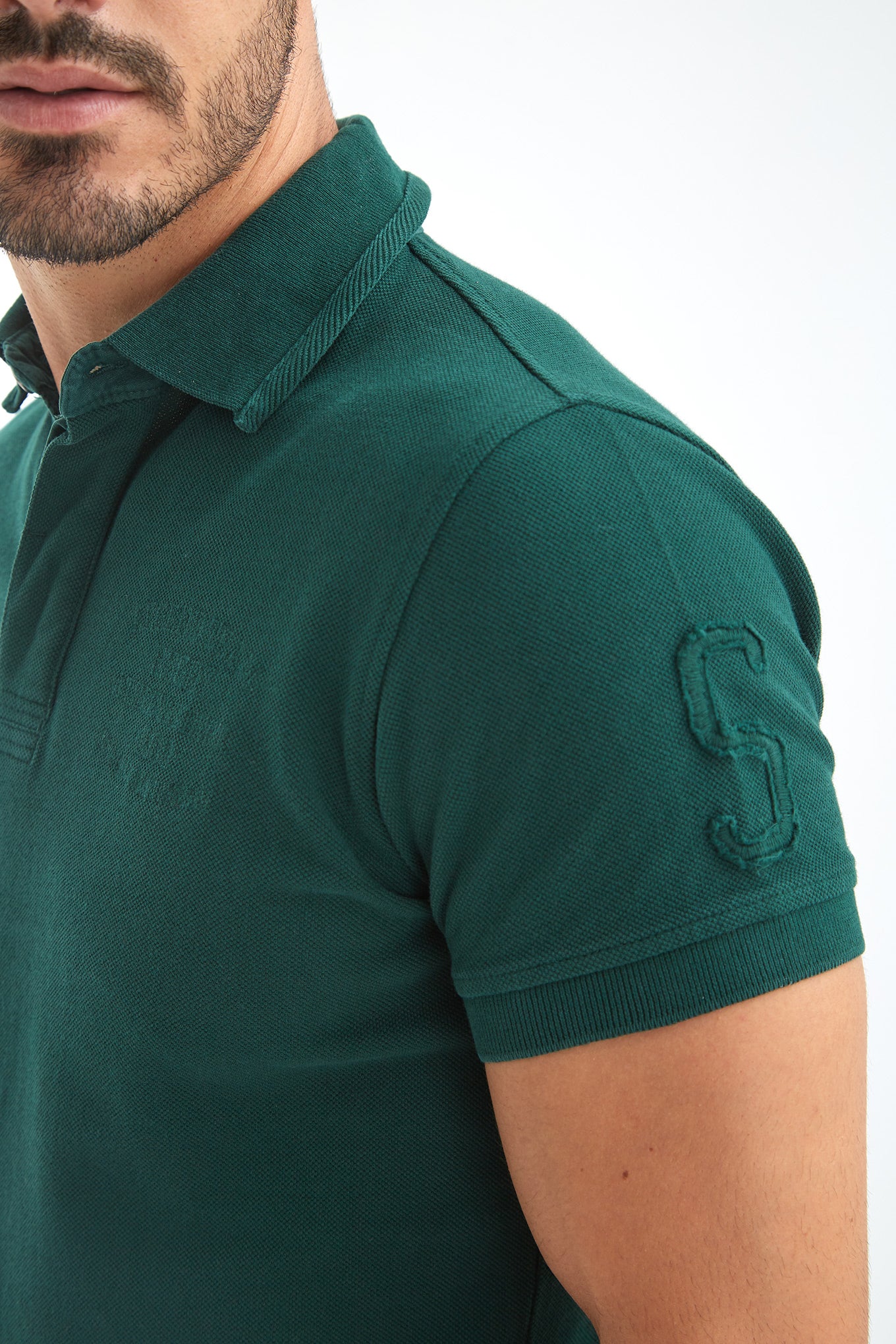 Men's Plain Piquet Polo Shirt - Image 9