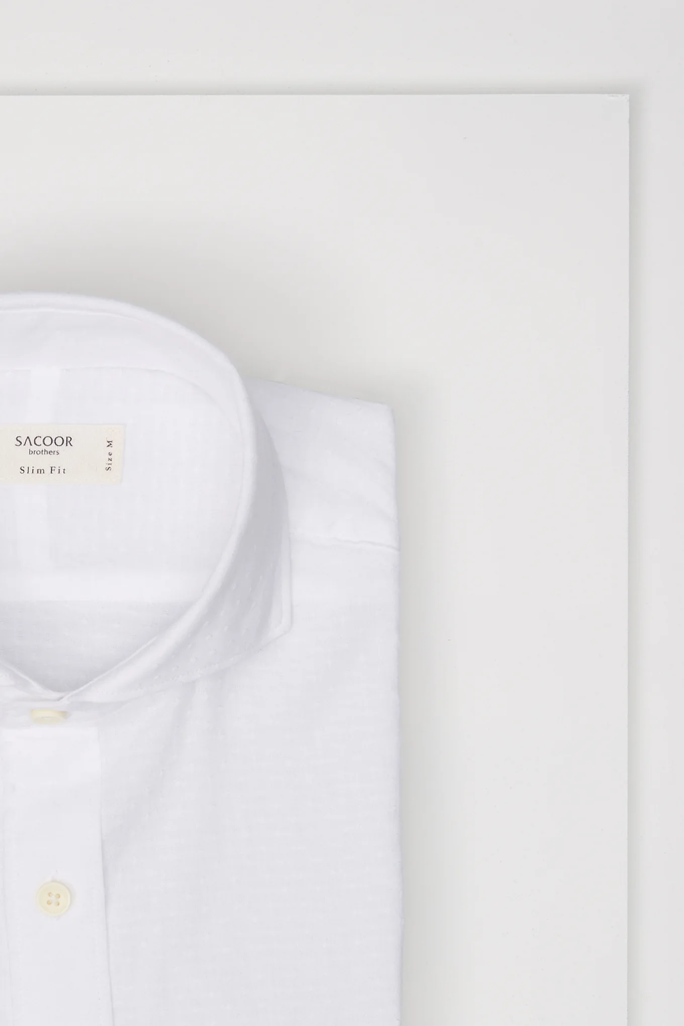 Men's Plain Slim Fit Sports Shirt - Image 2
