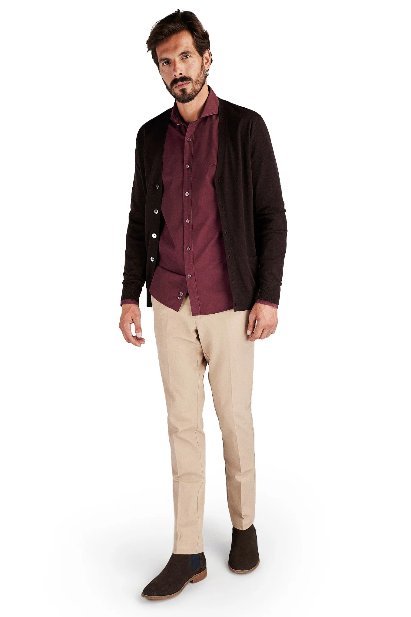 Men's Regular Fit Casual Cardigan