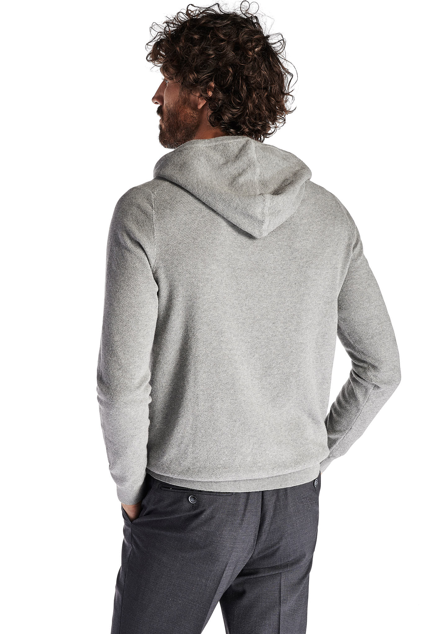 Men's Regular Fit Casual Knitted Sweater in Organic Cotton - Image 6