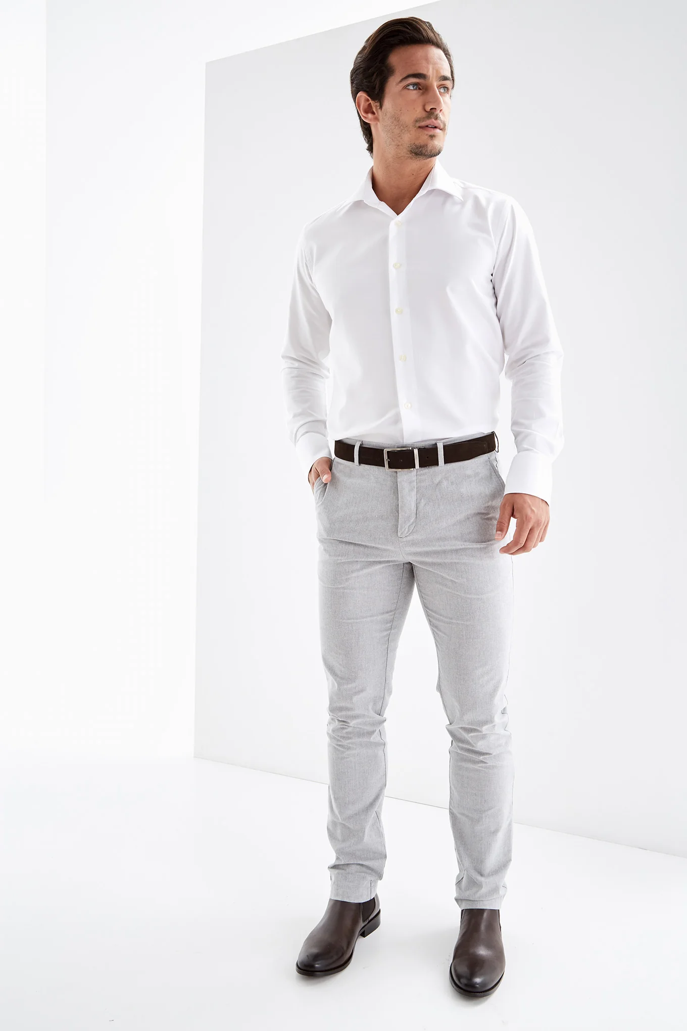 Men's Slim Chino Trousers