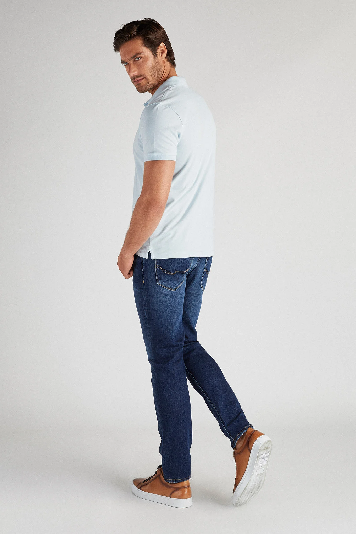 Men's Slim Fit Casual Jeans - Image 2