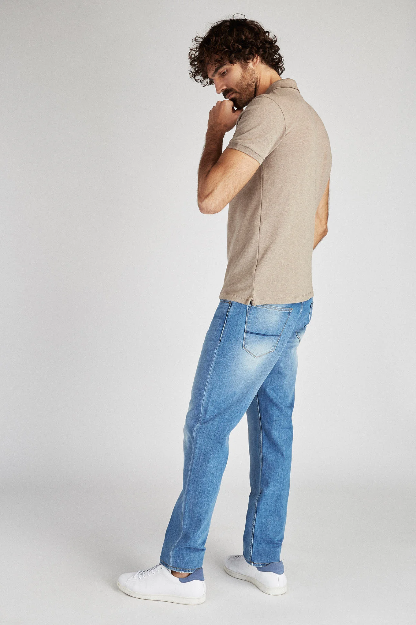 Men's Slim Fit Casual Jeans - Image 3