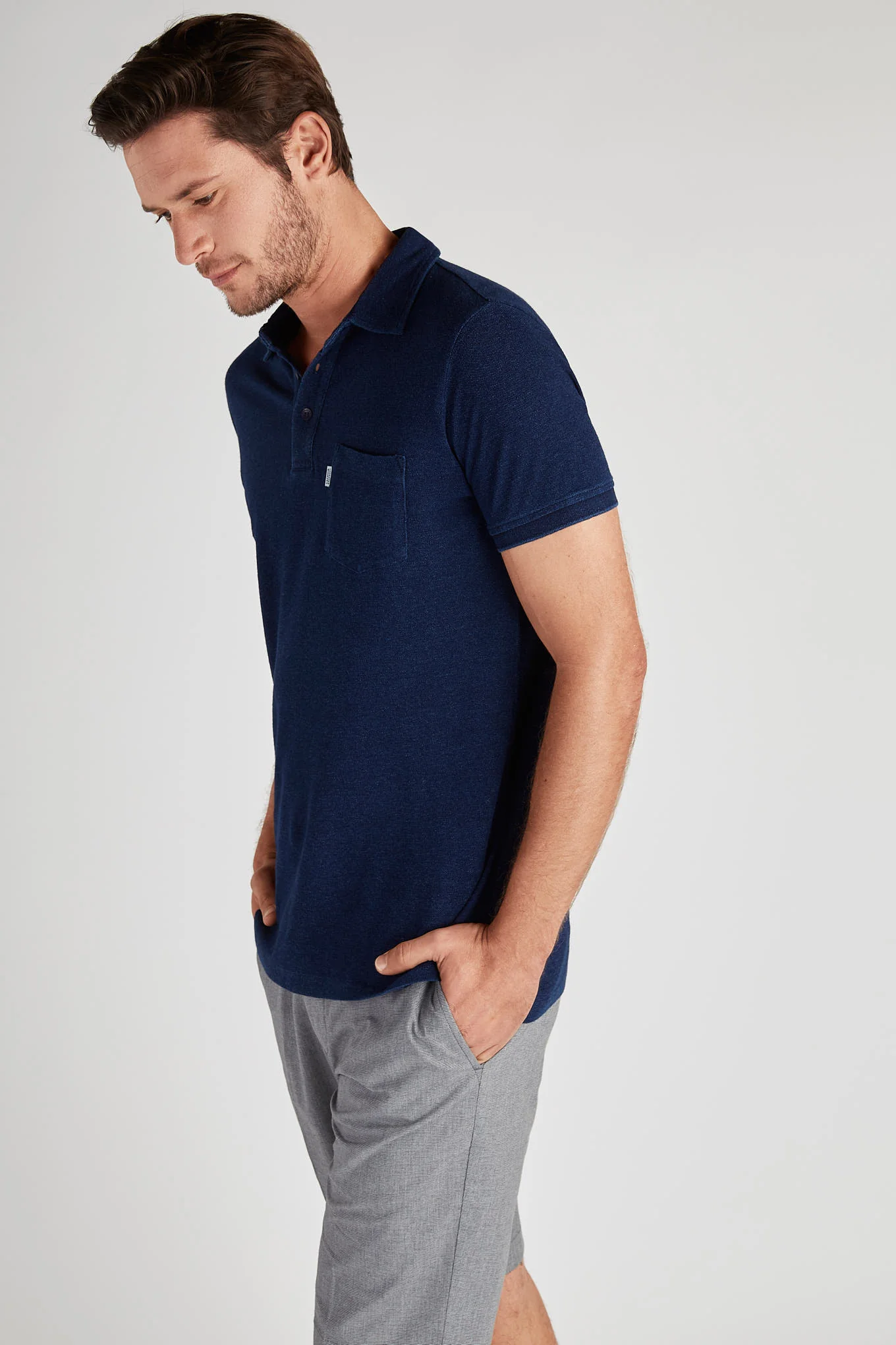 Men's Slim Fit Sport Rugby Club Polo Piquet Shirt