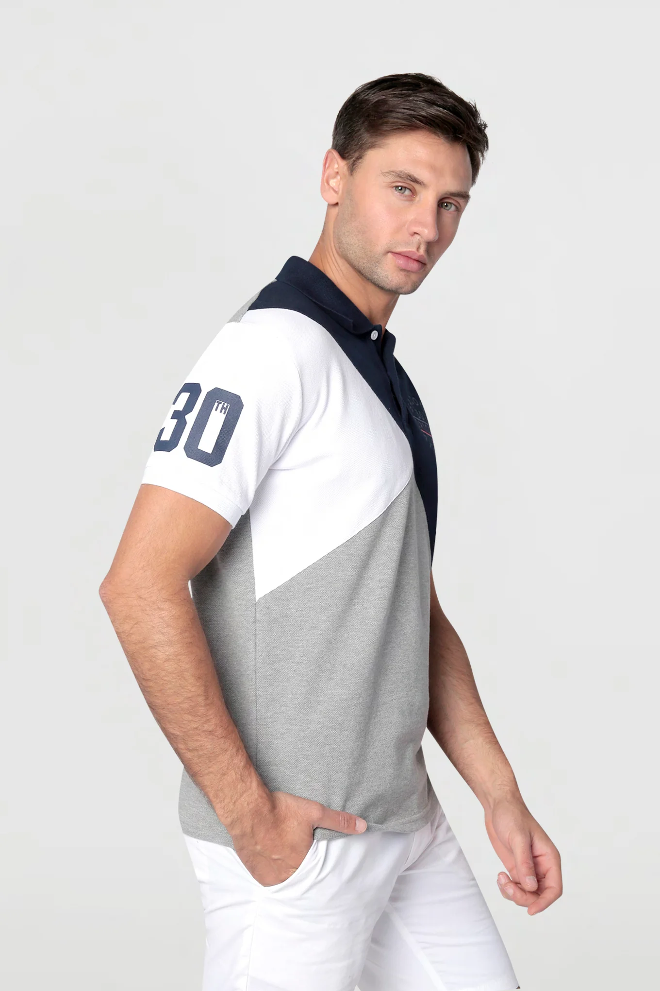 Men's Slim Fit Sports Piqué Polo - Image 4