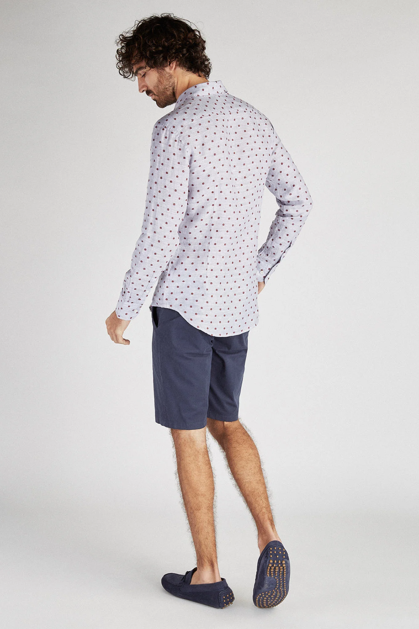 Men's Sport Slim Fit Linen Shirt - Image 4