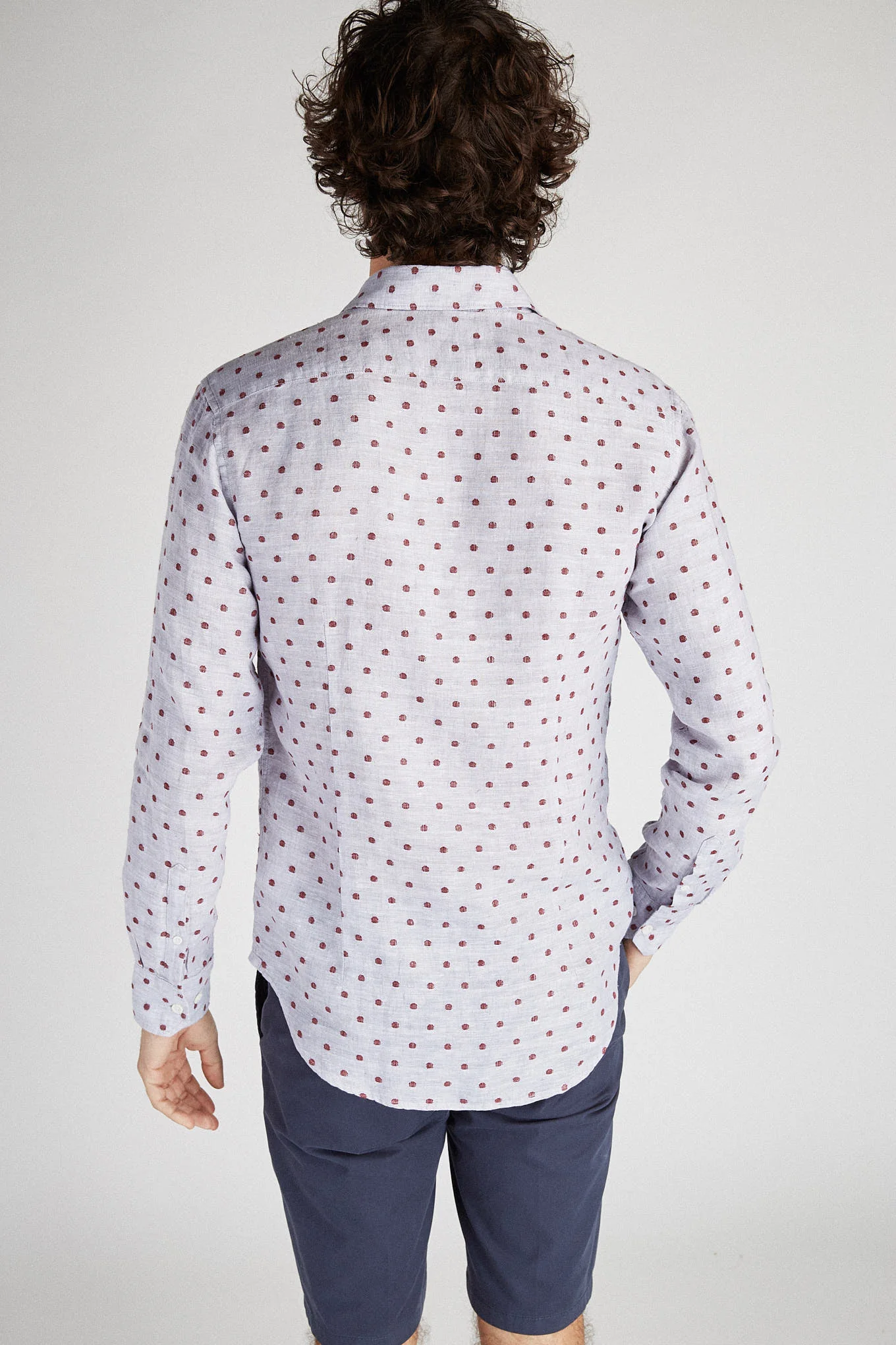 Men's Sport Slim Fit Linen Shirt - Image 6