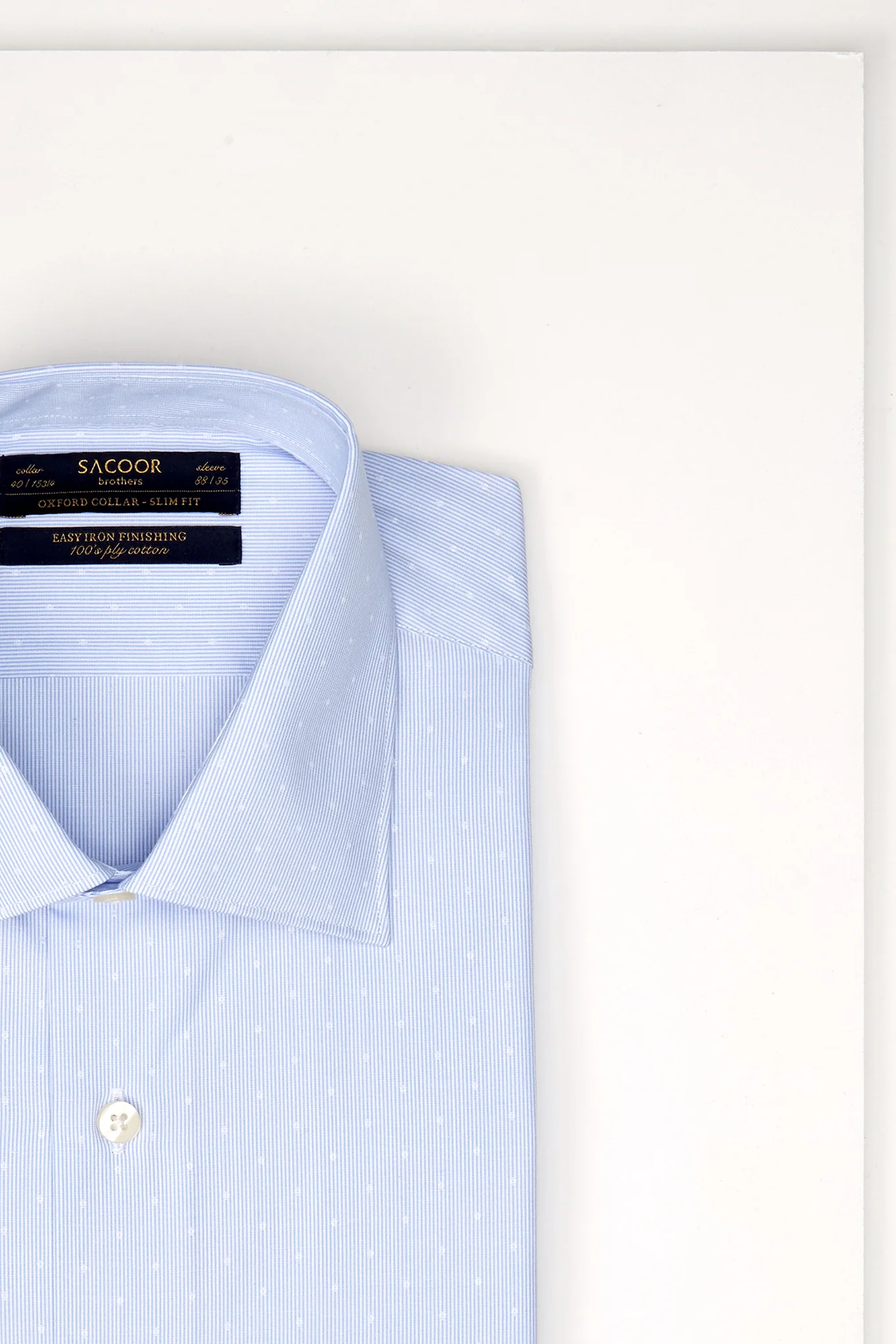 Men's Striped and Polka Dot Shirt - Image 2