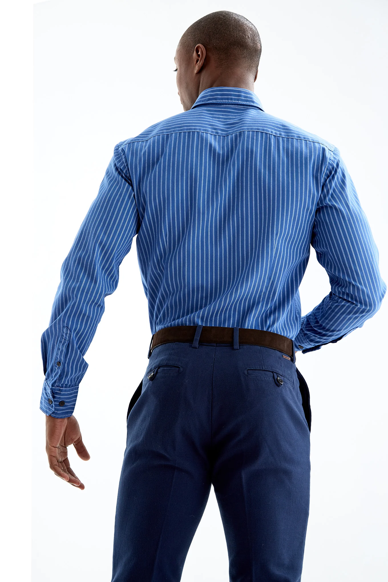 Men's Striped Shirt - Image 2