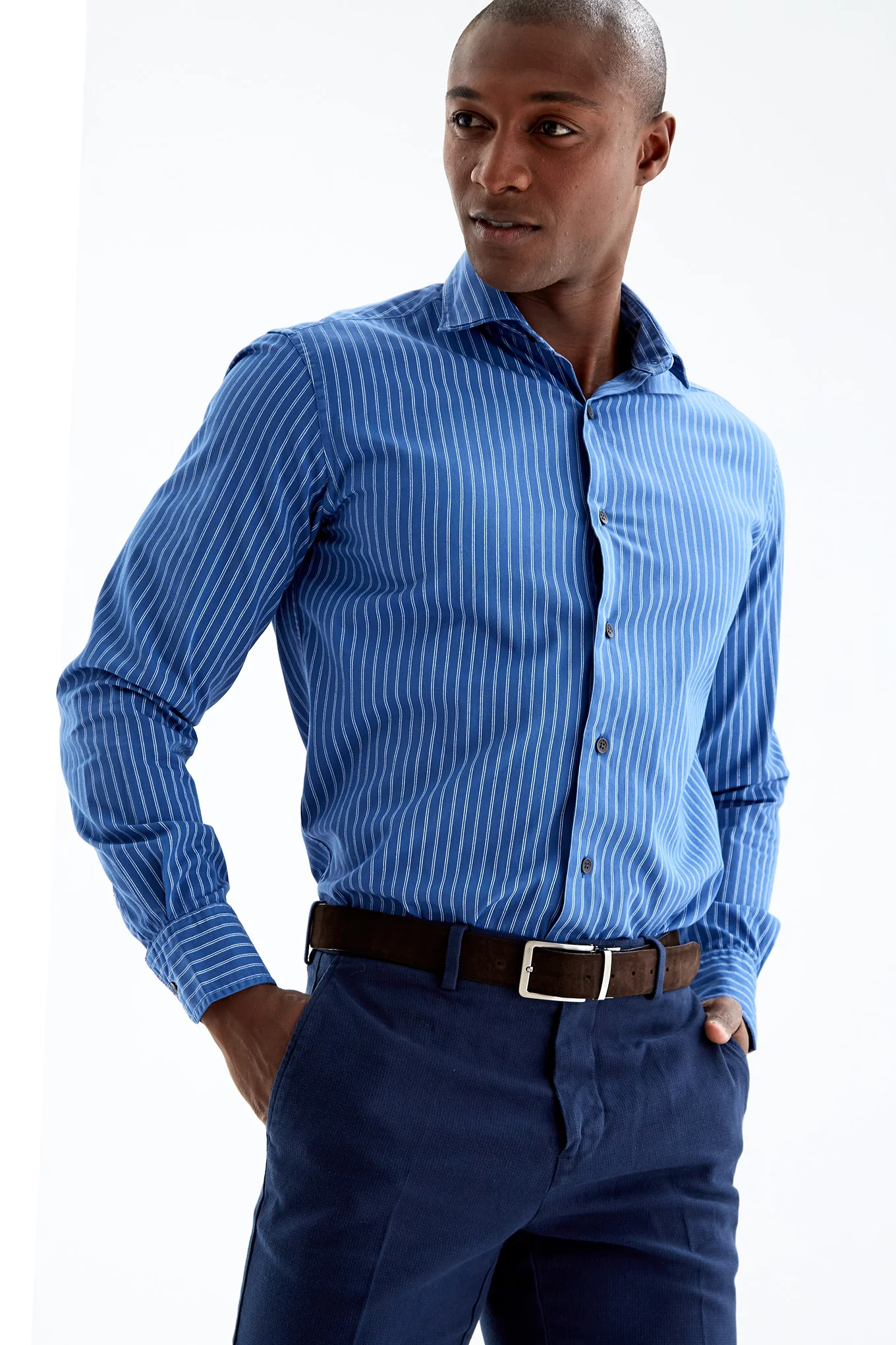 Men's Striped Shirt - Image 3