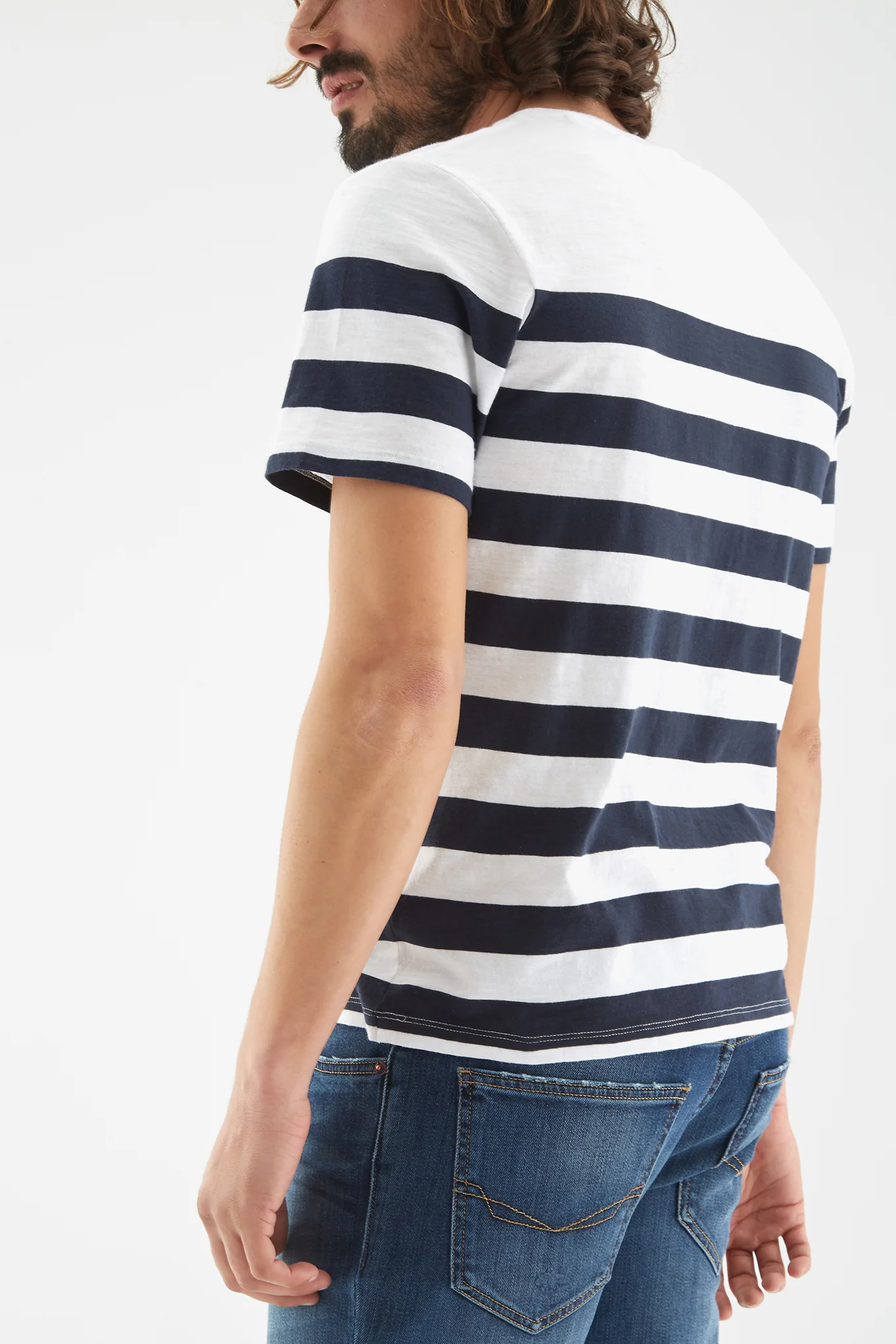 Men's Striped T-Shirt - Image 2