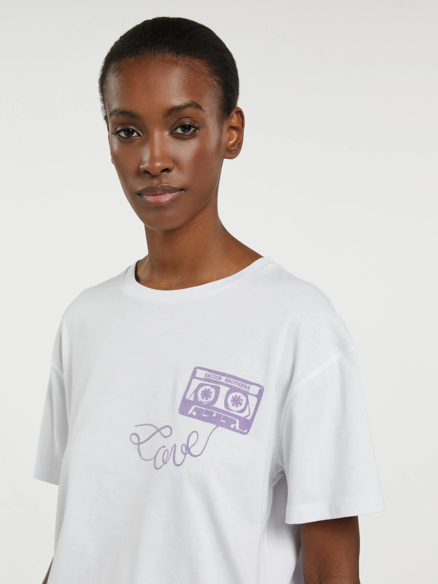 Mix Tape Print T-shirt - Image 8