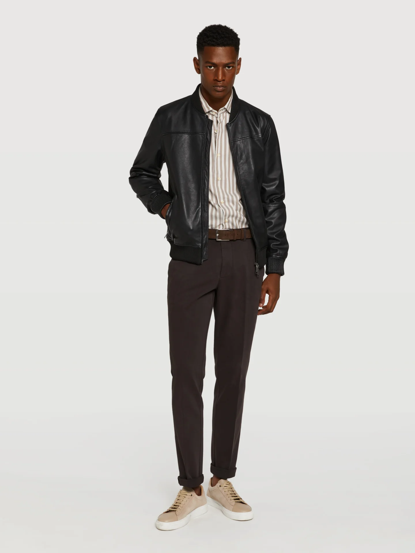 Napa leather bomber jacket - Image 4